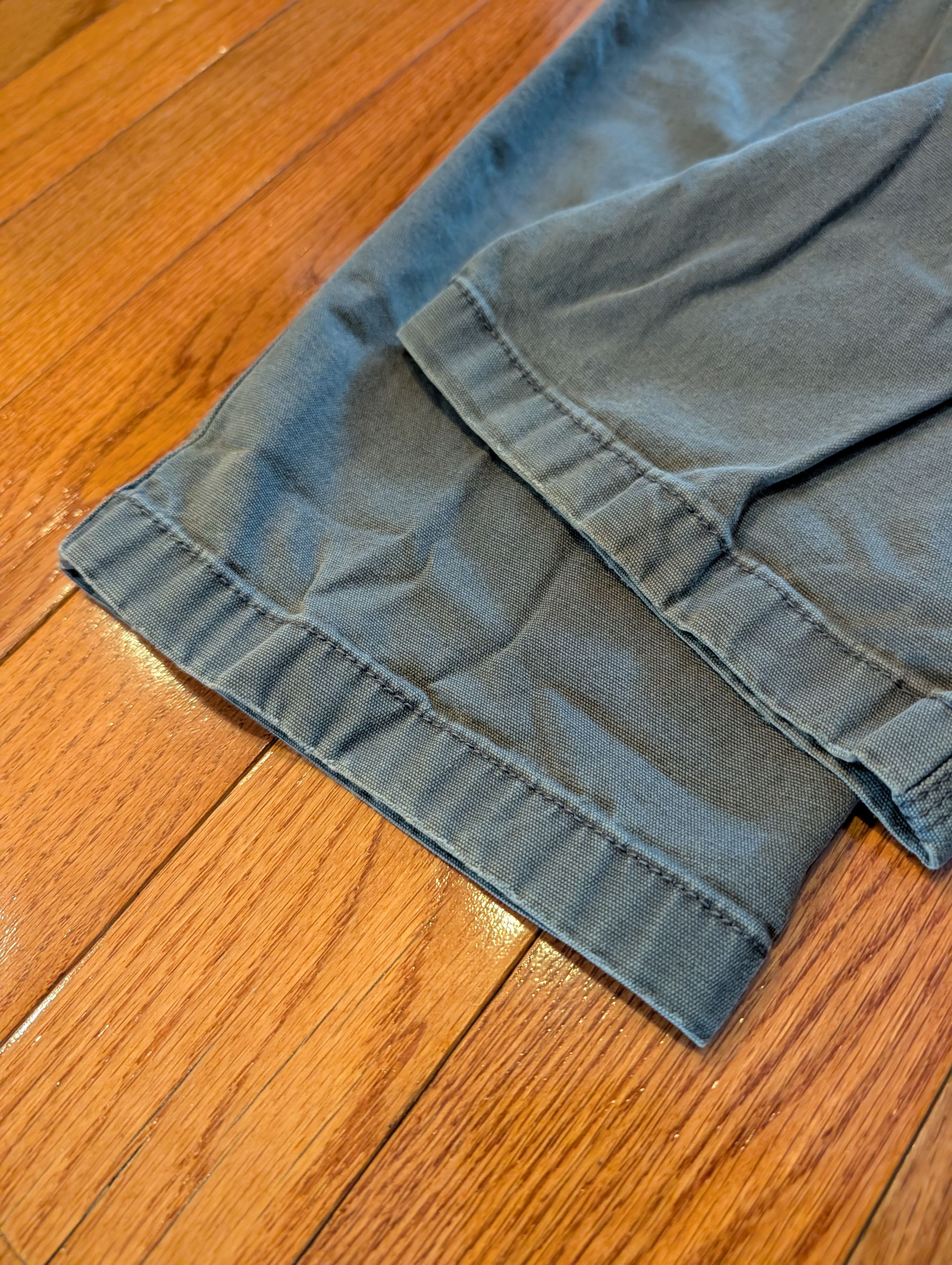 Carhartt Carhartt Relaxed Fit Work Pants Gray Canvas 38x30 (M: 35x30) Size US 38 / EU 54 - 3 Thumbnail