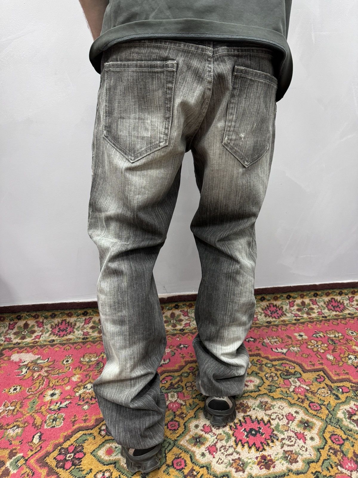 Japanese Brand × Vintage SALE💣💣 VINTAGE SPAWN SIDES BAGGY ARCHIVAL JAPANESE PANTS Size US 34 / EU 50 - 11 Thumbnail