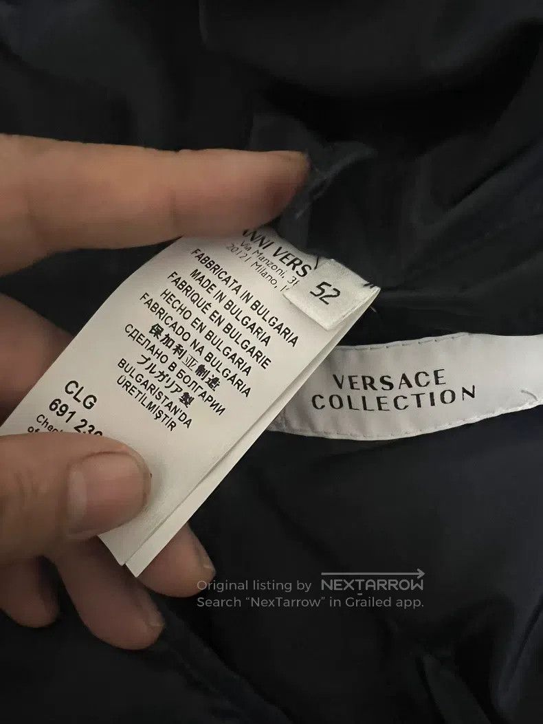 Versace Versace Goose down jacket sleeve logo logo Size US L / EU 52-54 / 3 - 8 Thumbnail