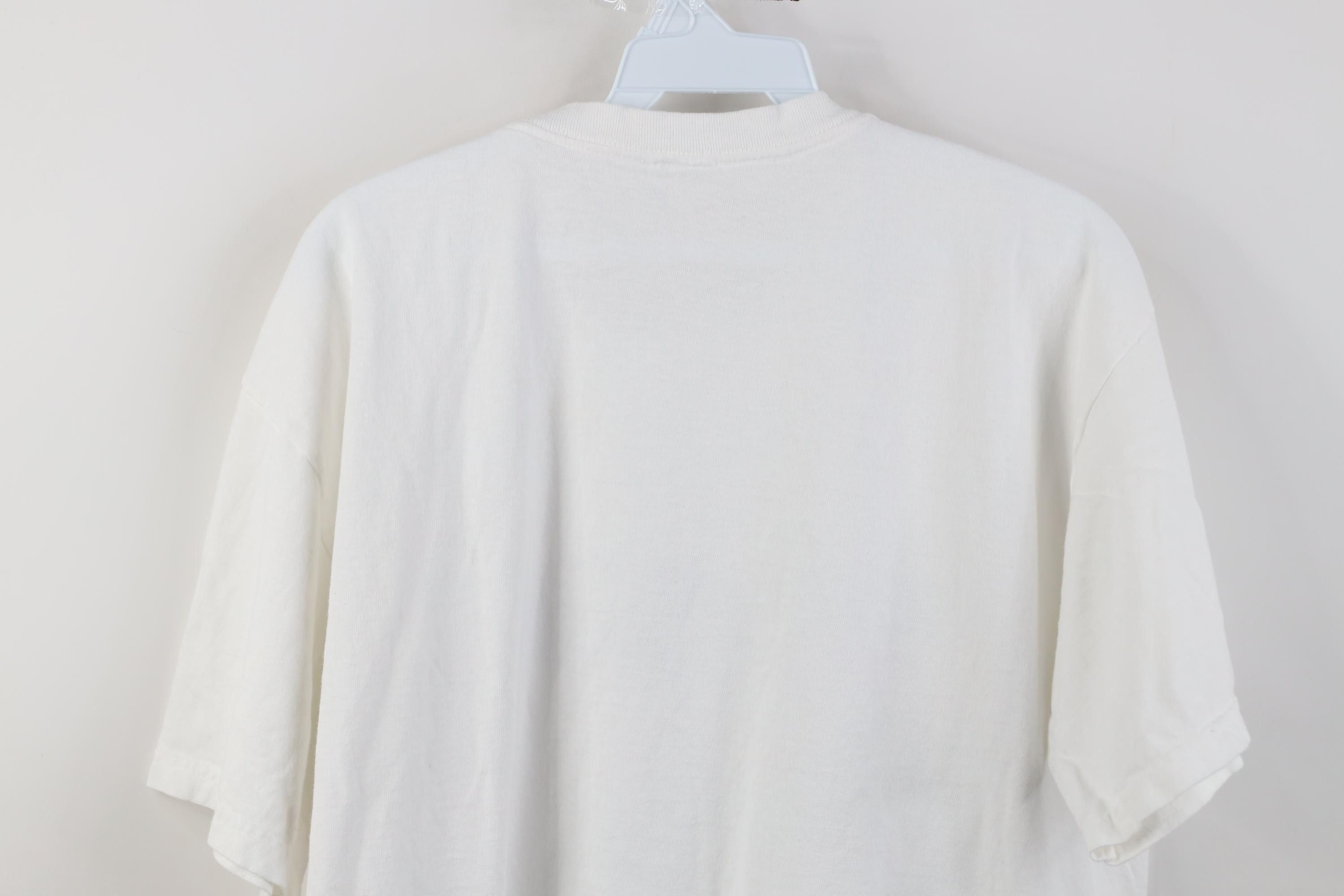 Adidas Vintage 90s Adidas Basketball Sketch T-Shirt White Cotton Size US M / EU 48-50 / 2 - 12 Thumbnail