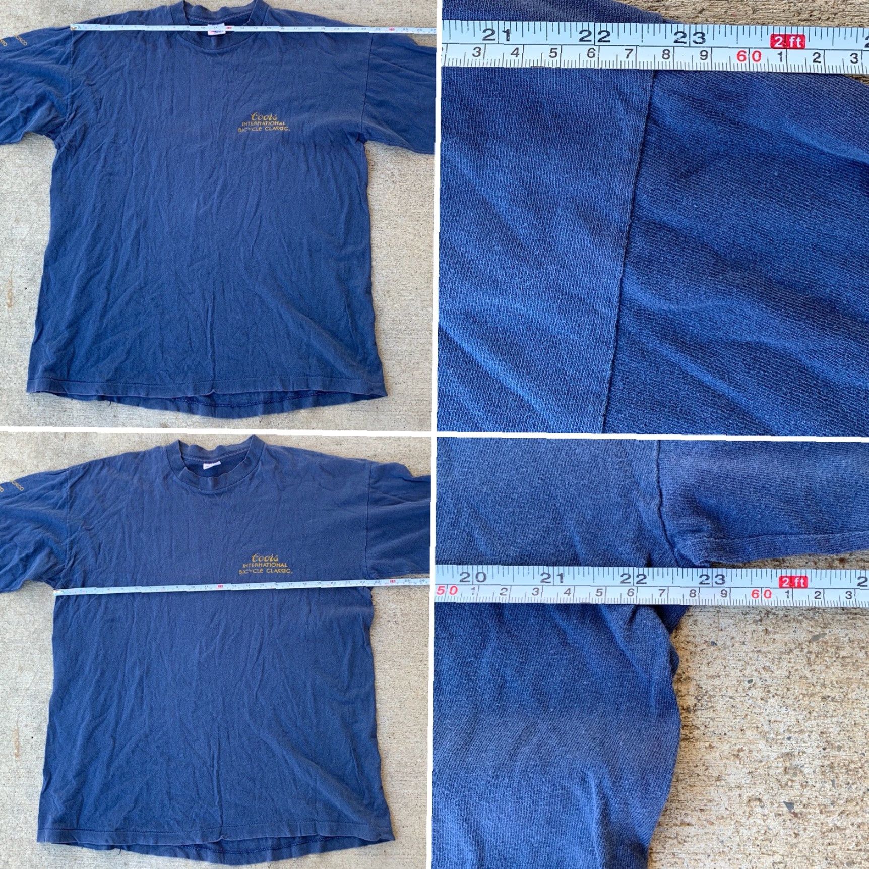Vintage VINTAGE Coors Internarional Bicycle Classic 1985 T Shirt XL Blue Men Fun Tees 1980s Graphic Tee Sportswear/Beach Size US XL / EU 56 / 4 - 7 Thumbnail