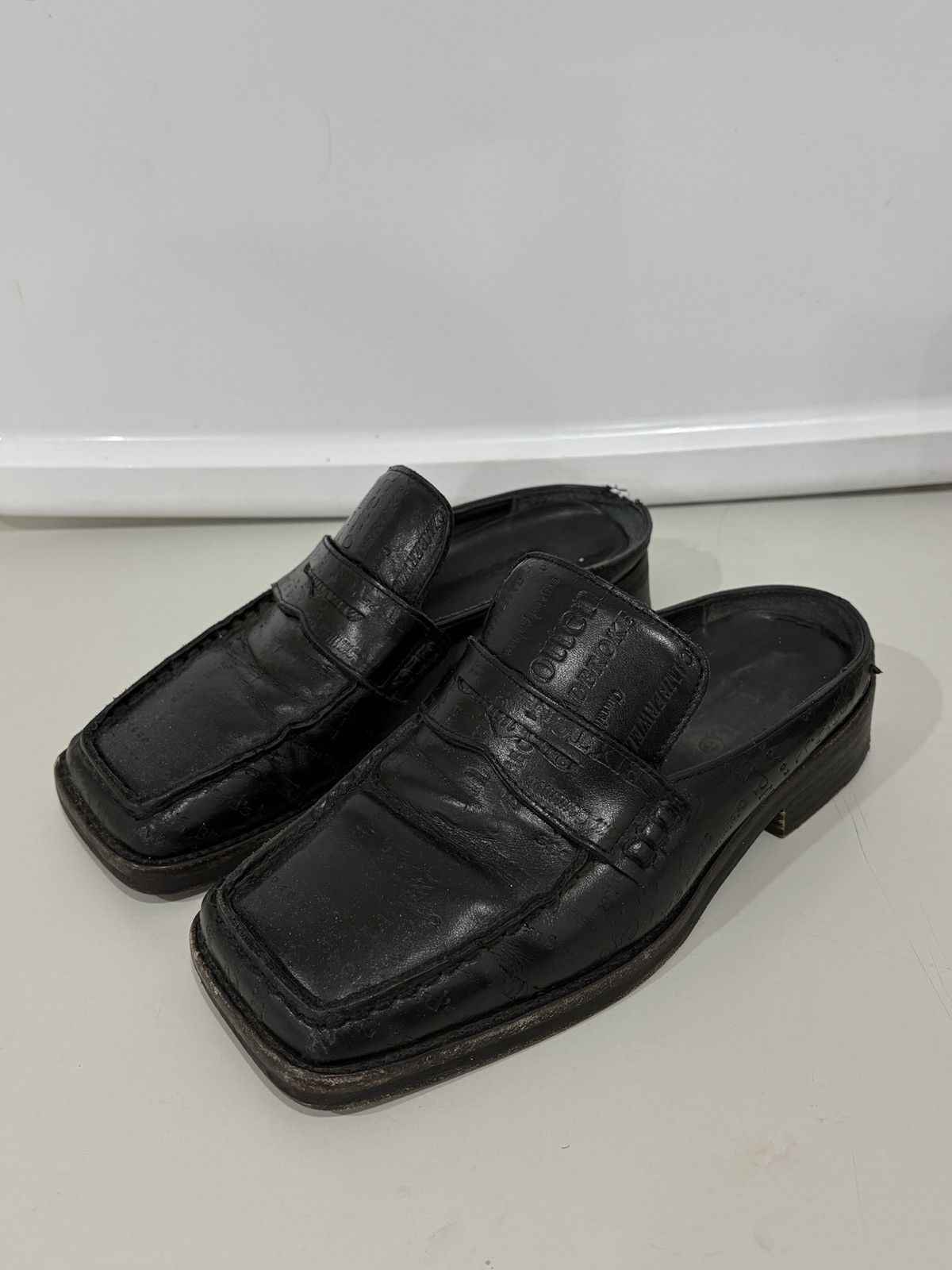 Martine Rose Martine Rose Square Toe Loafer Mule Black Size US 7 / IT 37 - 2 Thumbnail