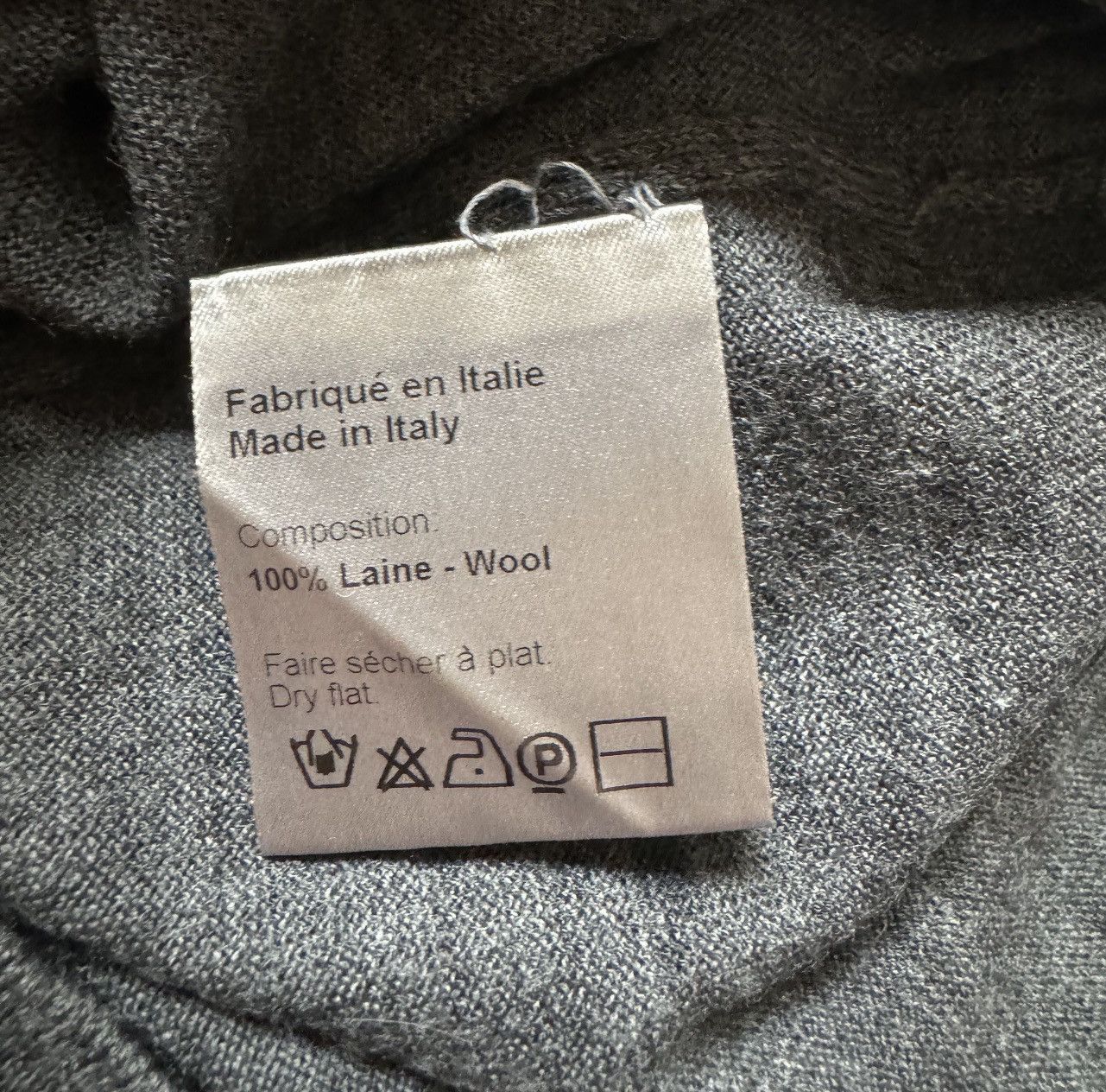 Dior × Kris Van Assche Dior Homme 2008FW grey knitwear Size US S / EU 44-46 / 1 - 4 Thumbnail