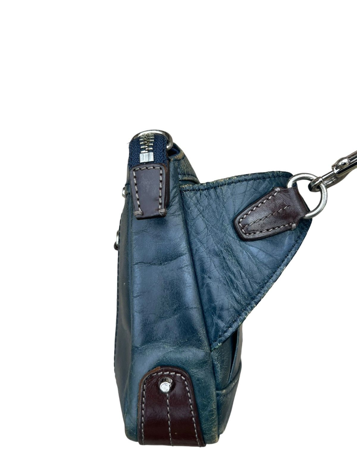 Leather Kiefer Neu Japan Distressed Patina Leather Bag Size ONE SIZE - 9 Thumbnail