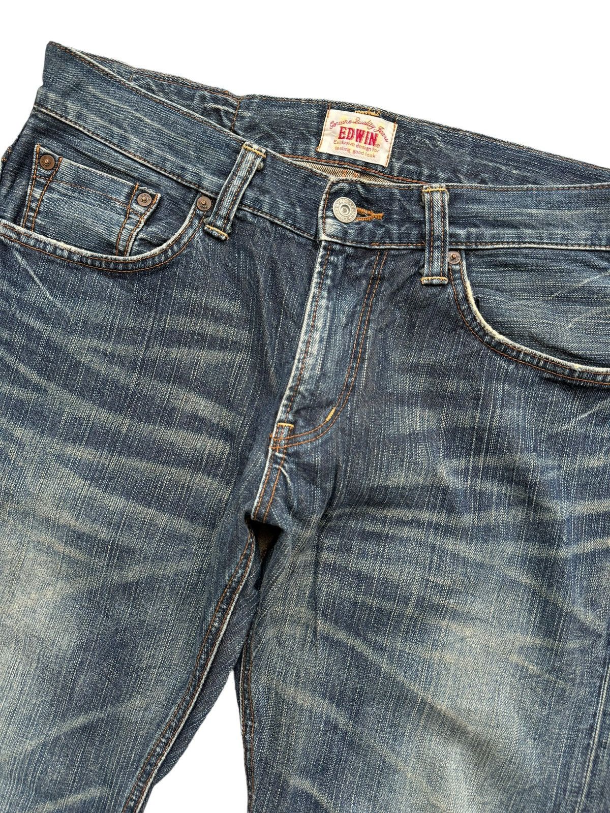 Edwin Vintage Edwin XV Distressed Baggy Jeans lgb style Size US 34 / EU 50 - 3 Thumbnail