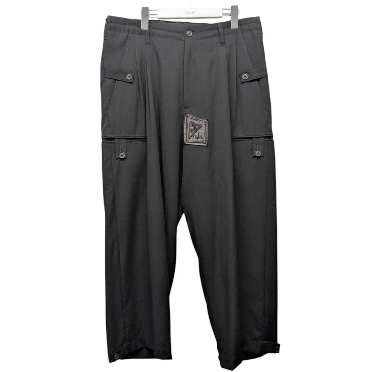 Yohji Yamamoto Yohji Yamamoto pour homme Pants with tab P emblem Size US 33 - 1 Thumbnail