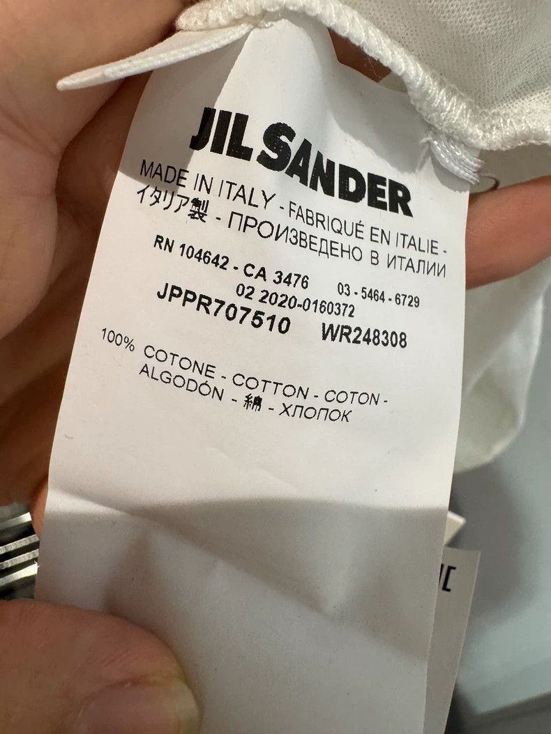 Jil Sander Jil Sander Cotton Short Sleeve T-shirt Size L / US 10 / IT 46 - 4 Thumbnail