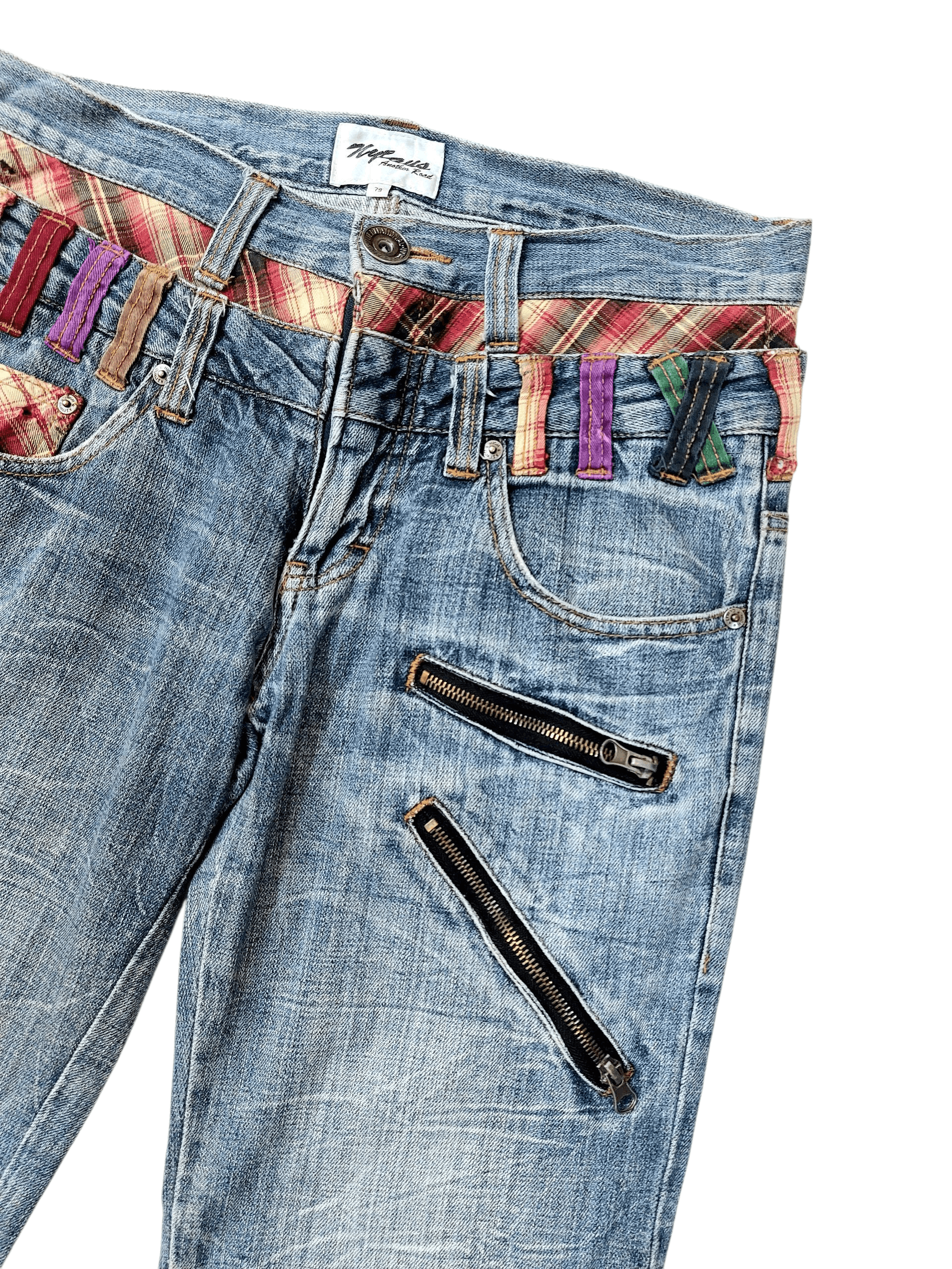 Vintage Nylaus Double Waist Seditionaries Denim Size US 30 / EU 46 - 7 Thumbnail