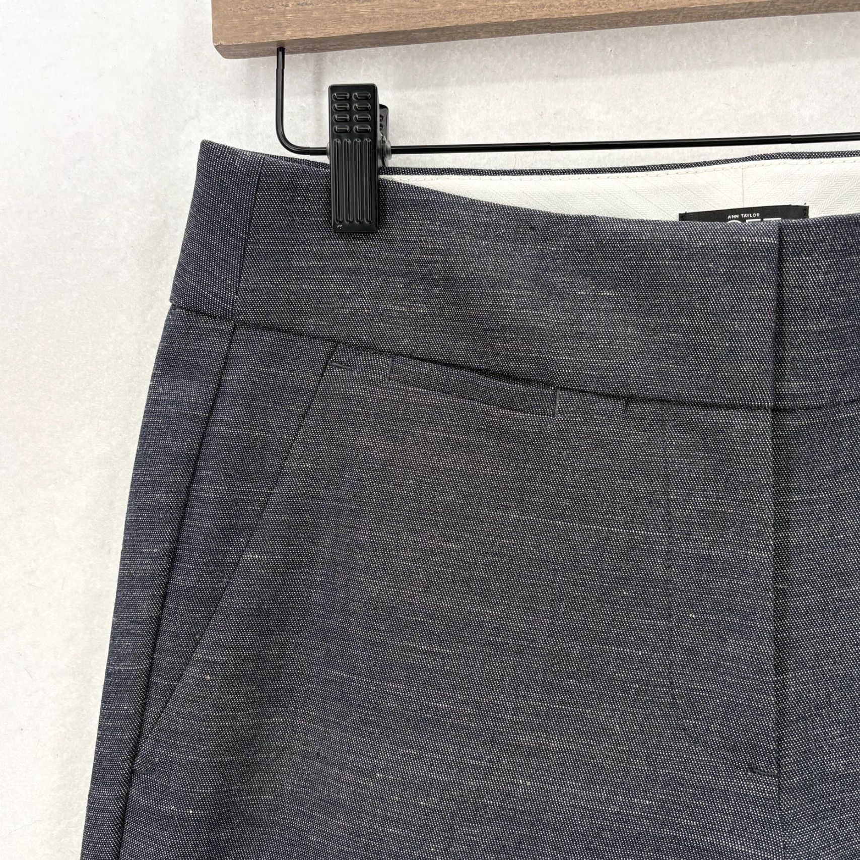 Ann Taylor Ann Taylor LOFT Marisa Pencil Ankle Pants Womens 2 Gray Slim Stretch Career NWT Size 26" / US 2 / IT 38 - 3 Thumbnail