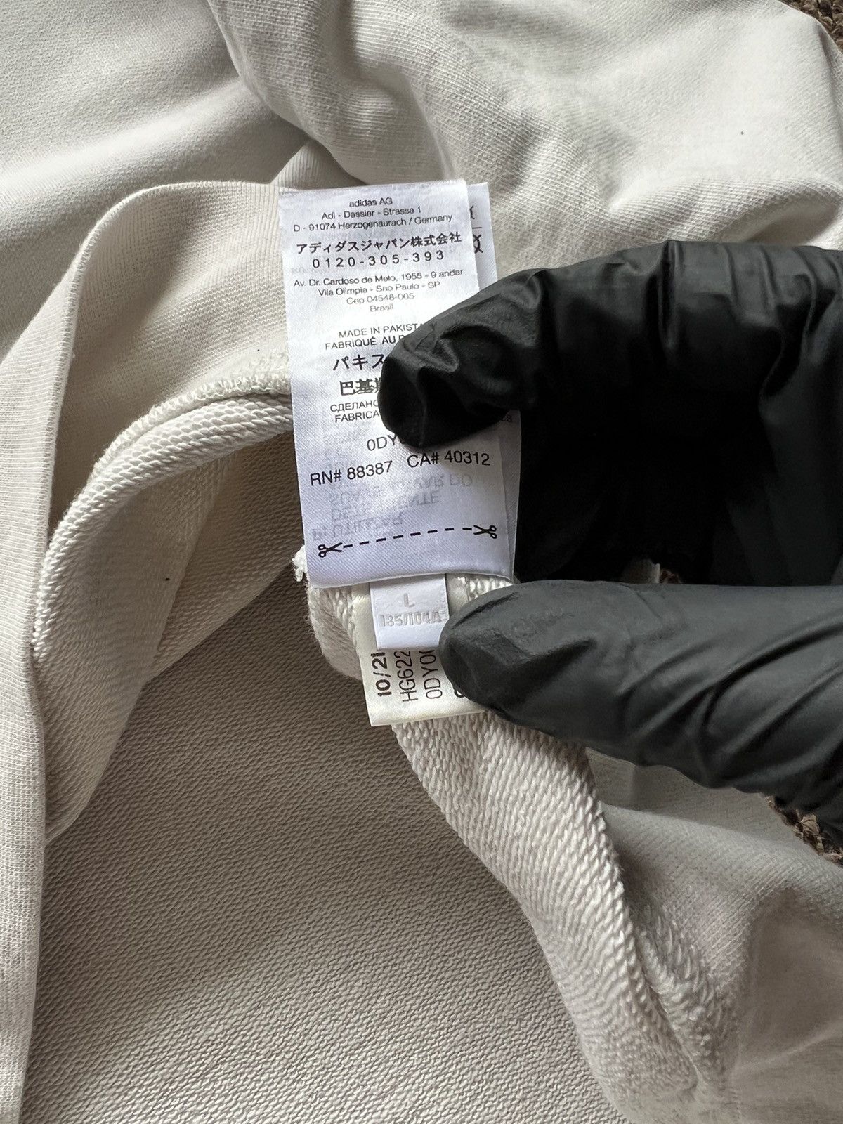 Adidas × Y-3 × Yohji Yamamoto Adidas Y-3 Yohji Yamamoto Hoodie Grey Up Size US L / EU 52-54 / 3 - 11 Thumbnail