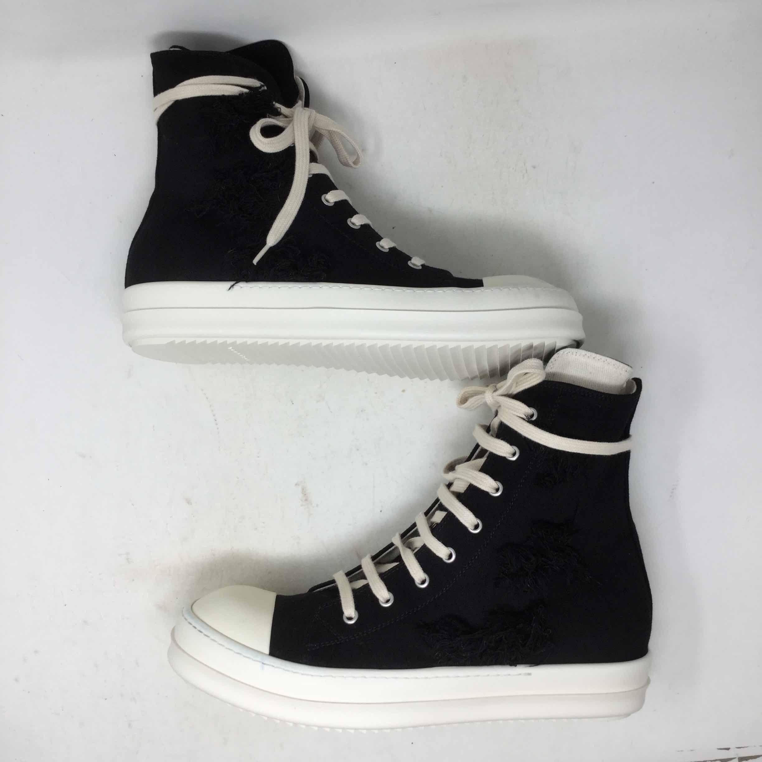 Rick Owens Rick Owens DRKSHDW Strobe Cotton Denim Slashed High 