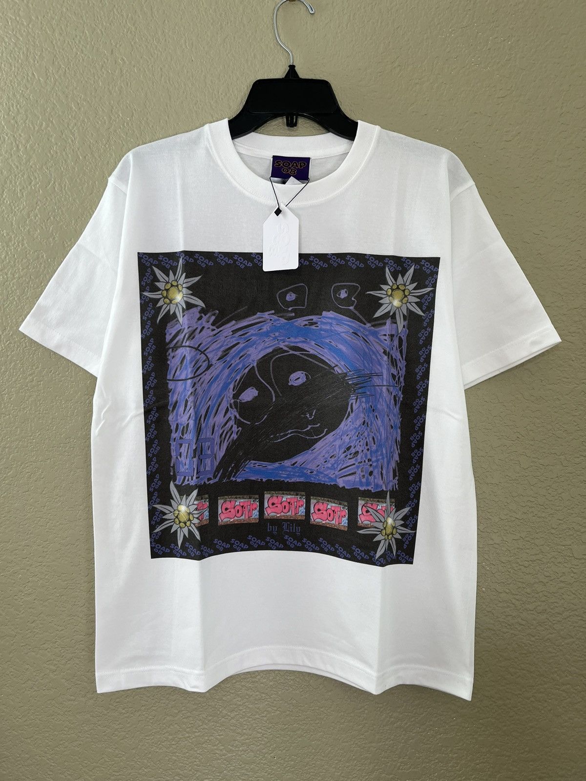 Drain Gang SOAP08 Bladee Lily T-shirt Medium Size US M / EU 48-50 / 2 - 1 Thumbnail