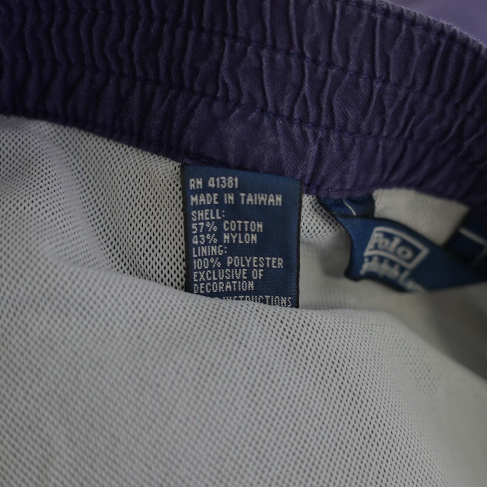 Polo Ralph Lauren Polo Ralph Lauren Blue Medium Seagull Drawstring Lined Swim Size US 34 / EU 50 - 8 Thumbnail