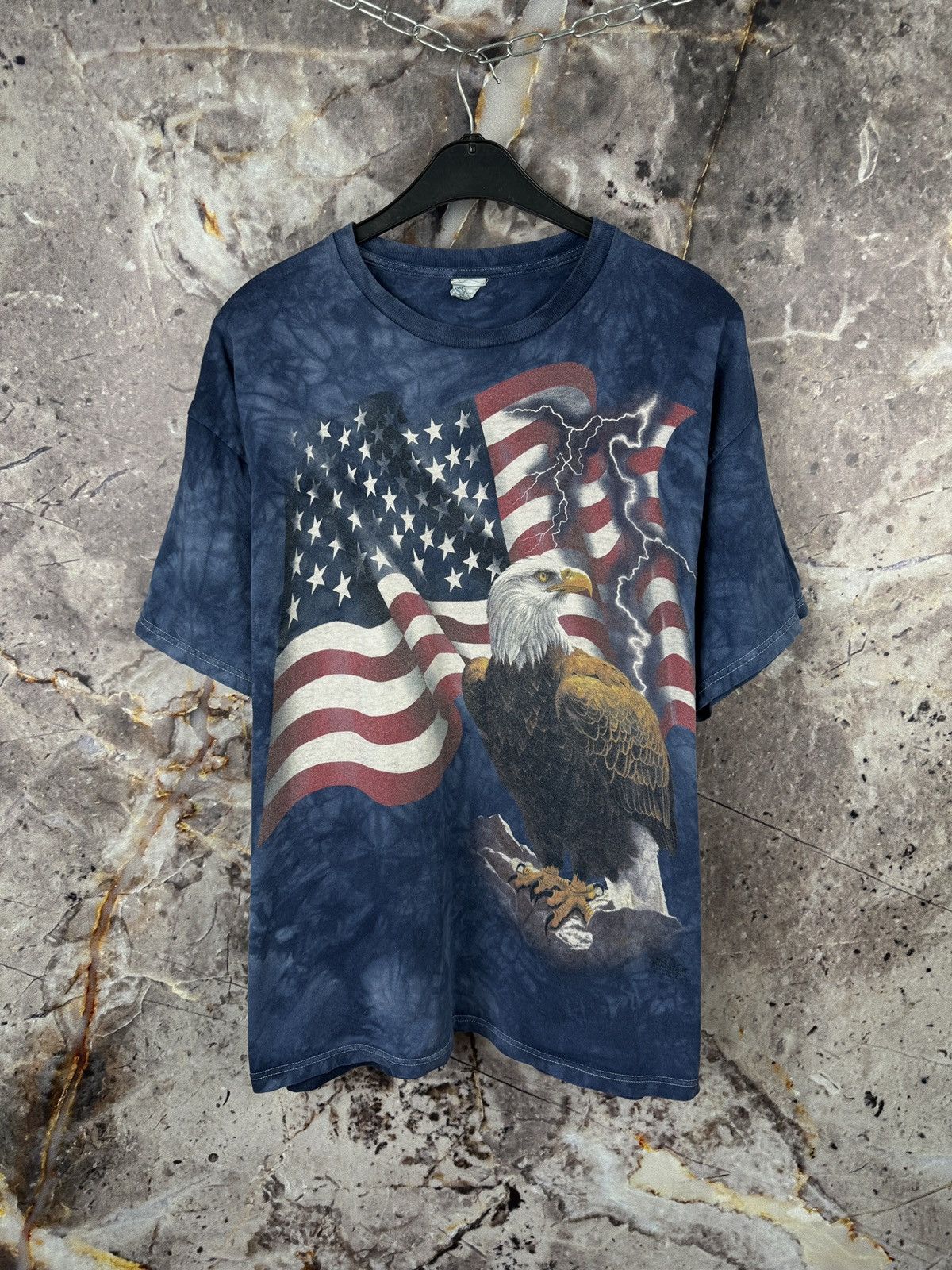 The Mountain The Mountain Eagle American Flag Tie Dye T-Shirt USA Graphic Size US XXL / EU 58 / 5 - 1 Thumbnail