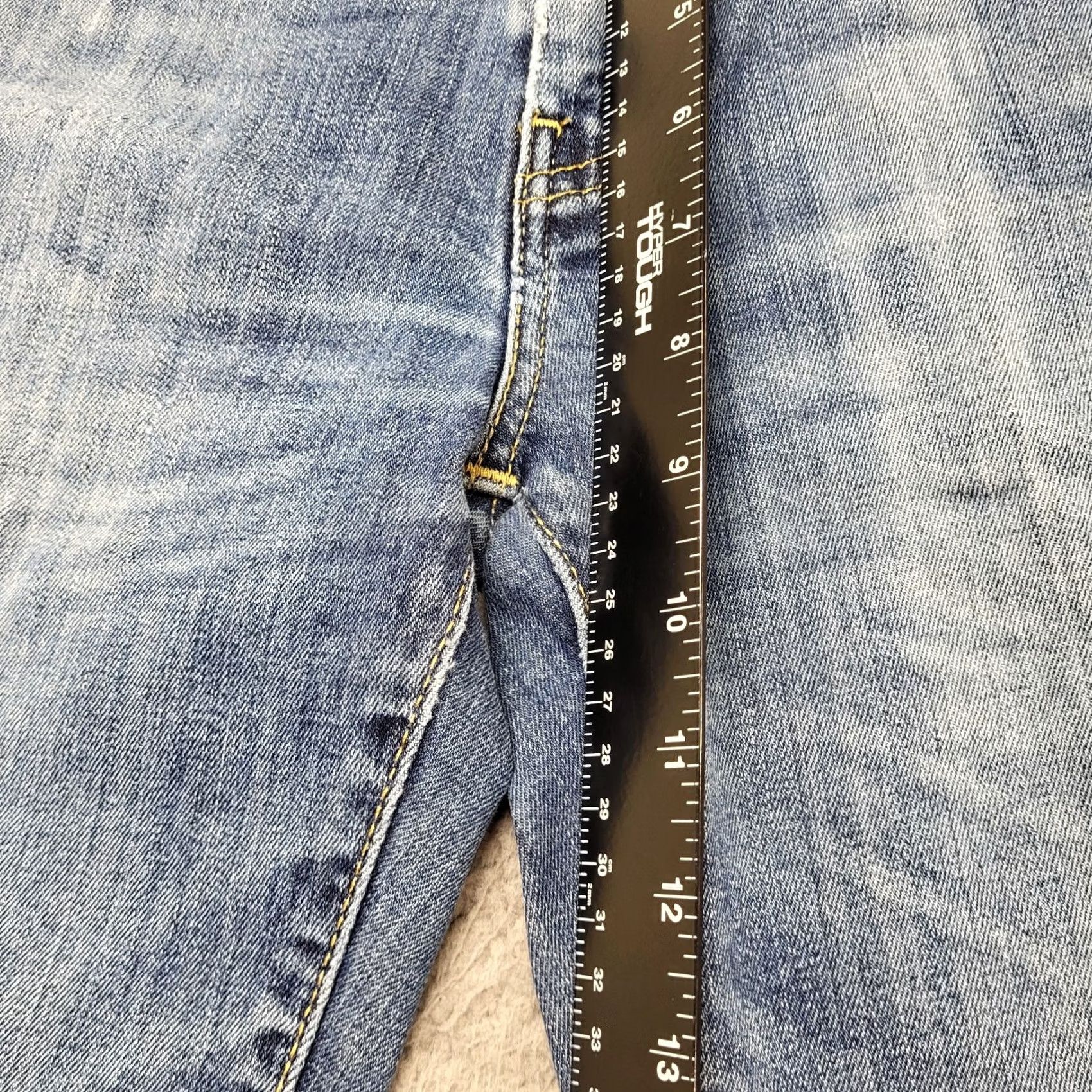 Levi's Levi's 511 Jeans Men 29x32 Blue Denim Med Wash Light Distressed Whiskered Slim Straight Regular USA 500 Series Shirt? Size US 29 - 5 Thumbnail