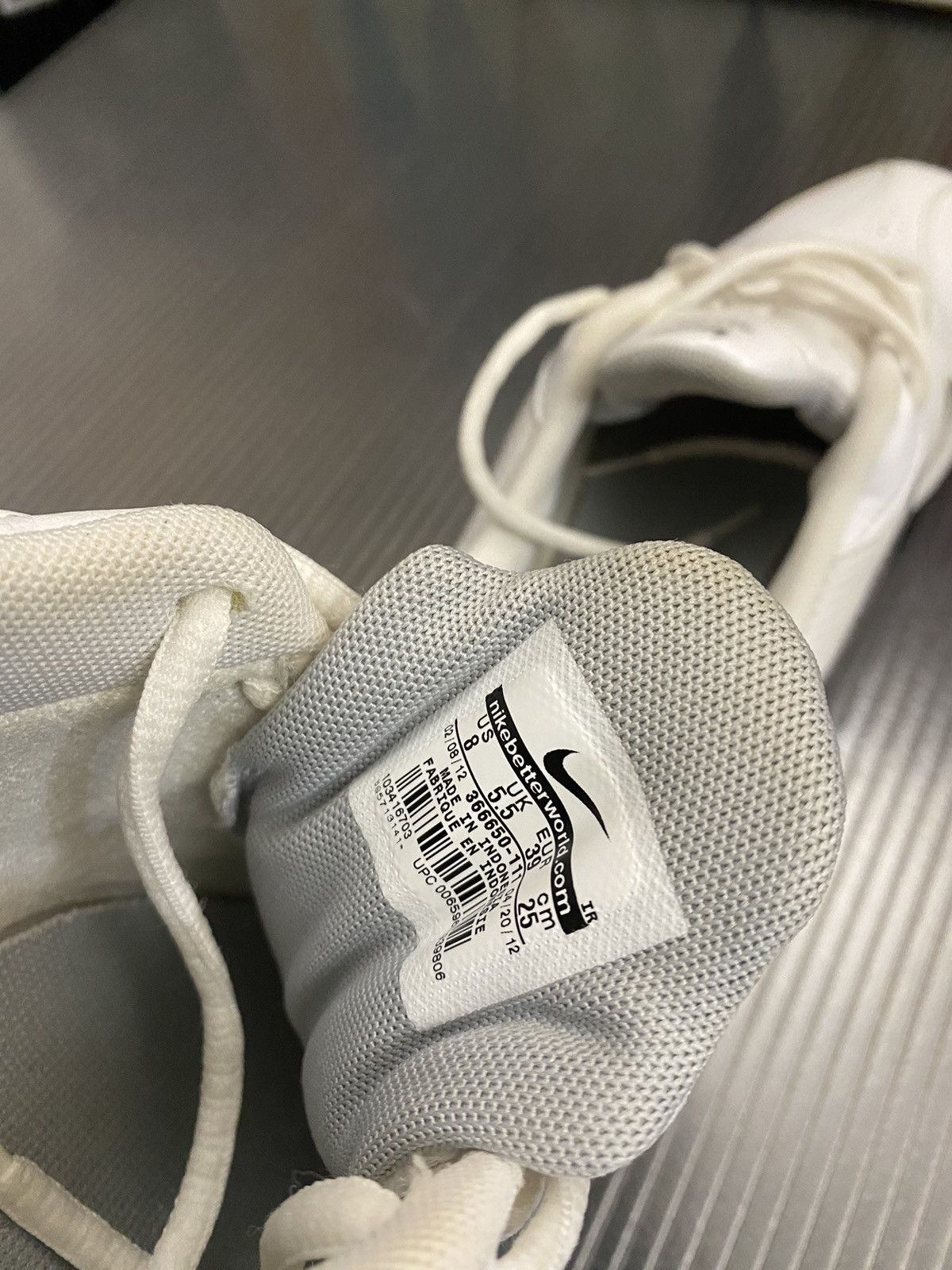 Nike Nike Air Exceed Training Sneakers White Leather 8 Size US 8 / IT 38 - 11 Thumbnail