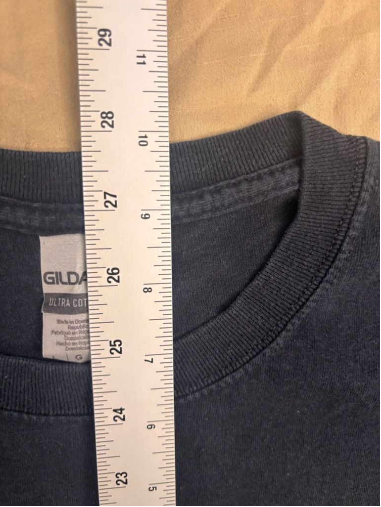 Gildan Men's Gildan T-shirt Size L Black Rudy's BBQ Size US L / EU 52-54 / 3 - 5 Thumbnail