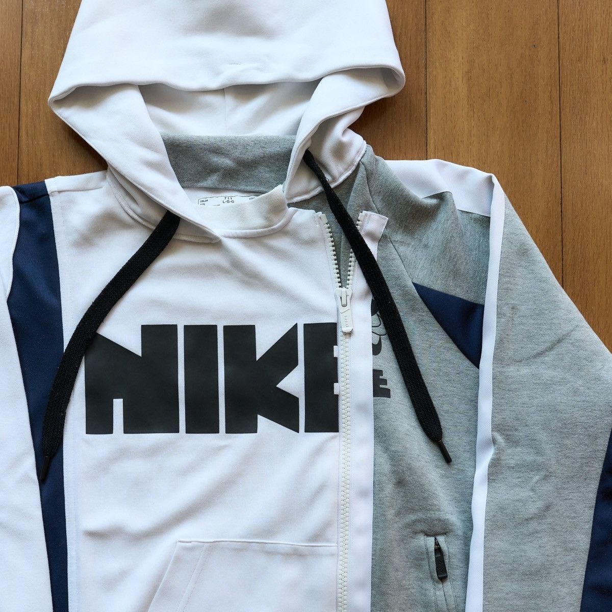 Nike × Sacai Sacai x Nike FW19 Double Zip Hoodie Jacket Size L / US 10 / IT 46 - 4 Thumbnail