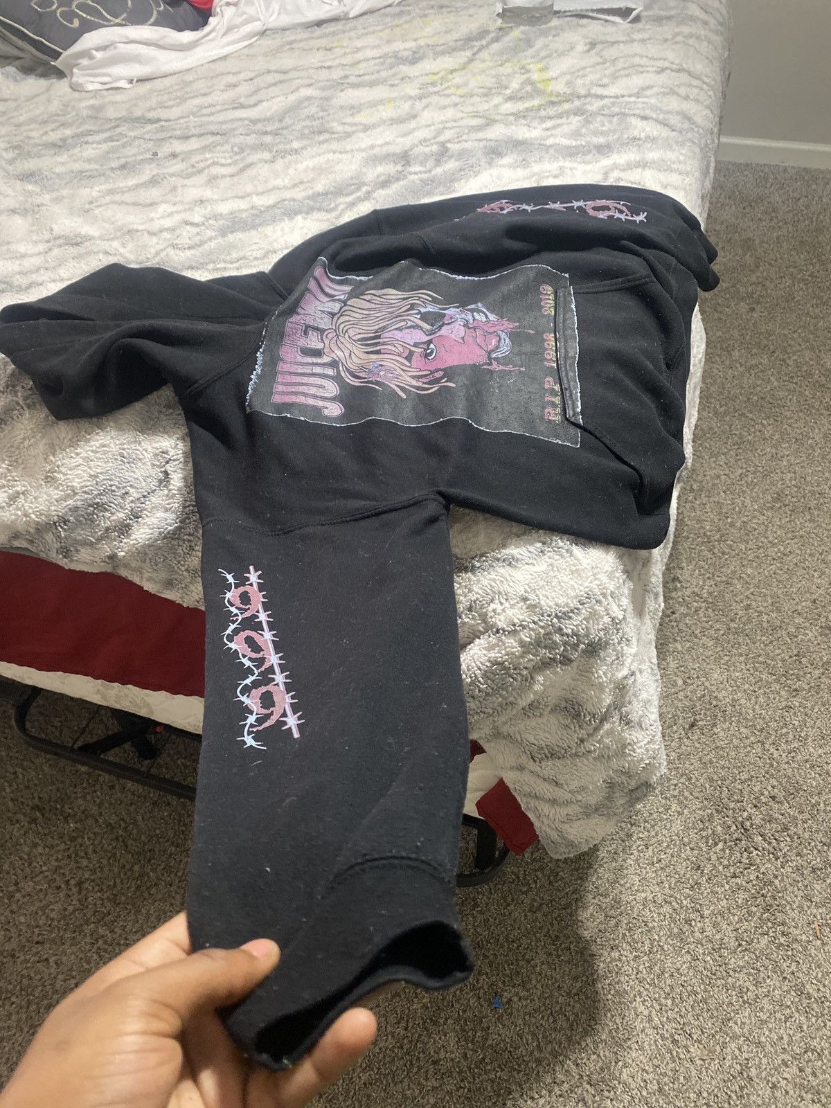 999 Club Juice wrld 999 Hoodie Size US XXS / EU 40 - 2 Thumbnail