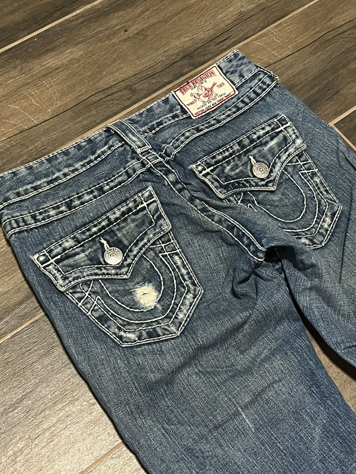 True Religion × Vintage Flare Jeans True Religion Joey Denim Boot Cut Y2k Streetwear Size 25" / US 0 / IT 36 - 3 Thumbnail