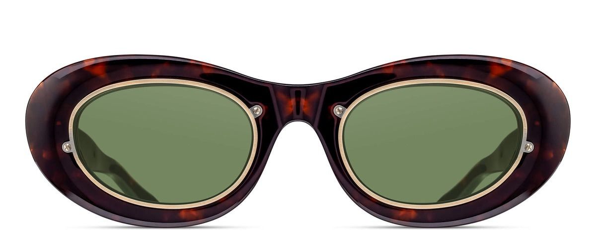 Matsuda MATSUDA 10604H Dark Tortoise Limited Edition Sunglasses Size ONE SIZE - 3 Thumbnail