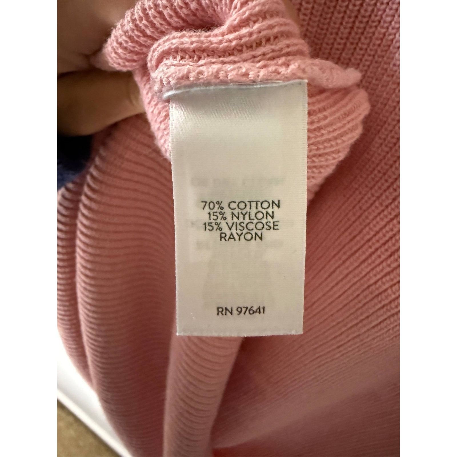 Other J.Jill Long Sleeve V-Neck Knit Pullover Sweater Pink Women S Size S / US 4 / IT 40 - 6 Thumbnail