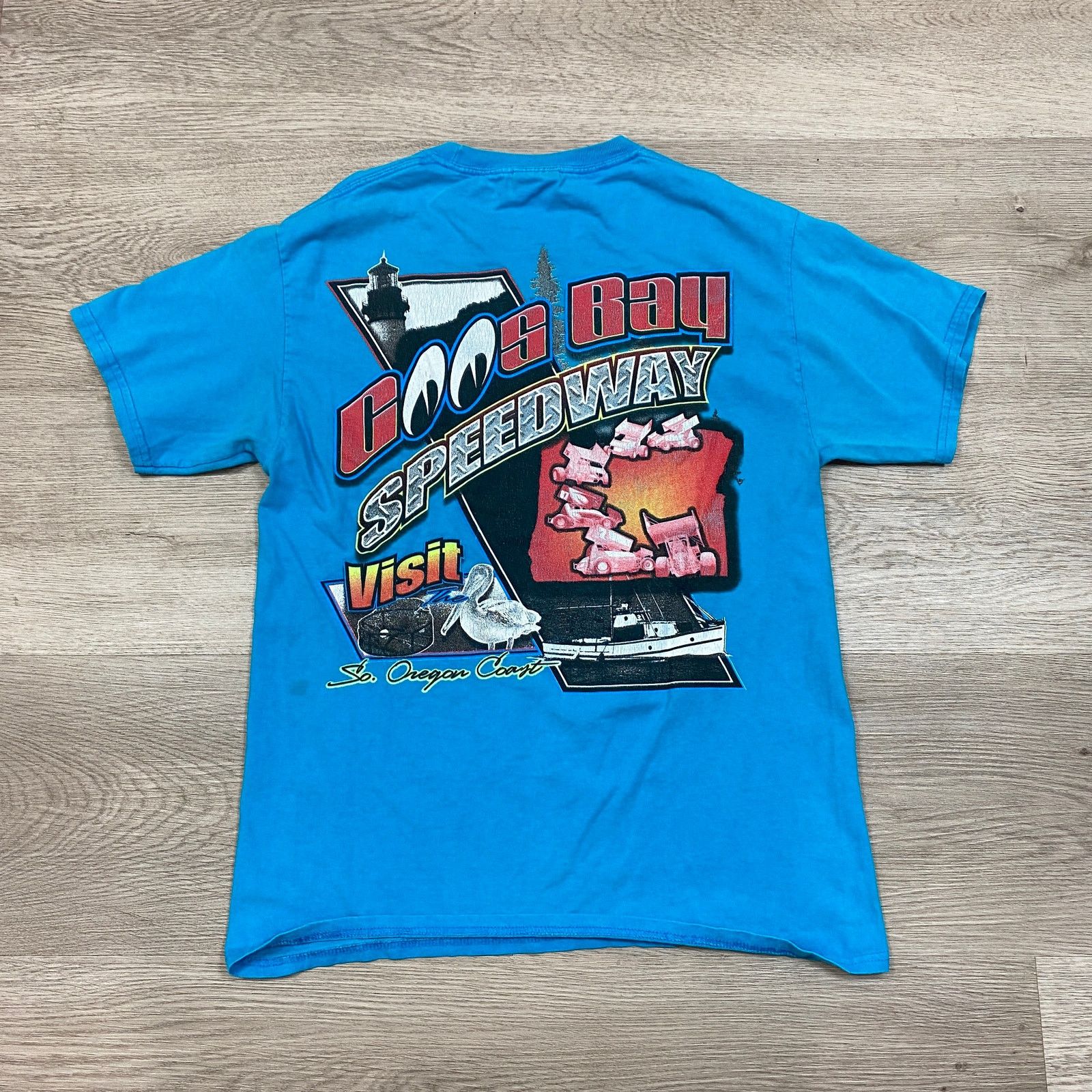 Other Coos Bay Speedway Oregon Racing Short Sleeve T Shirt M Y2K Size US M / EU 48-50 / 2 - 3 Thumbnail