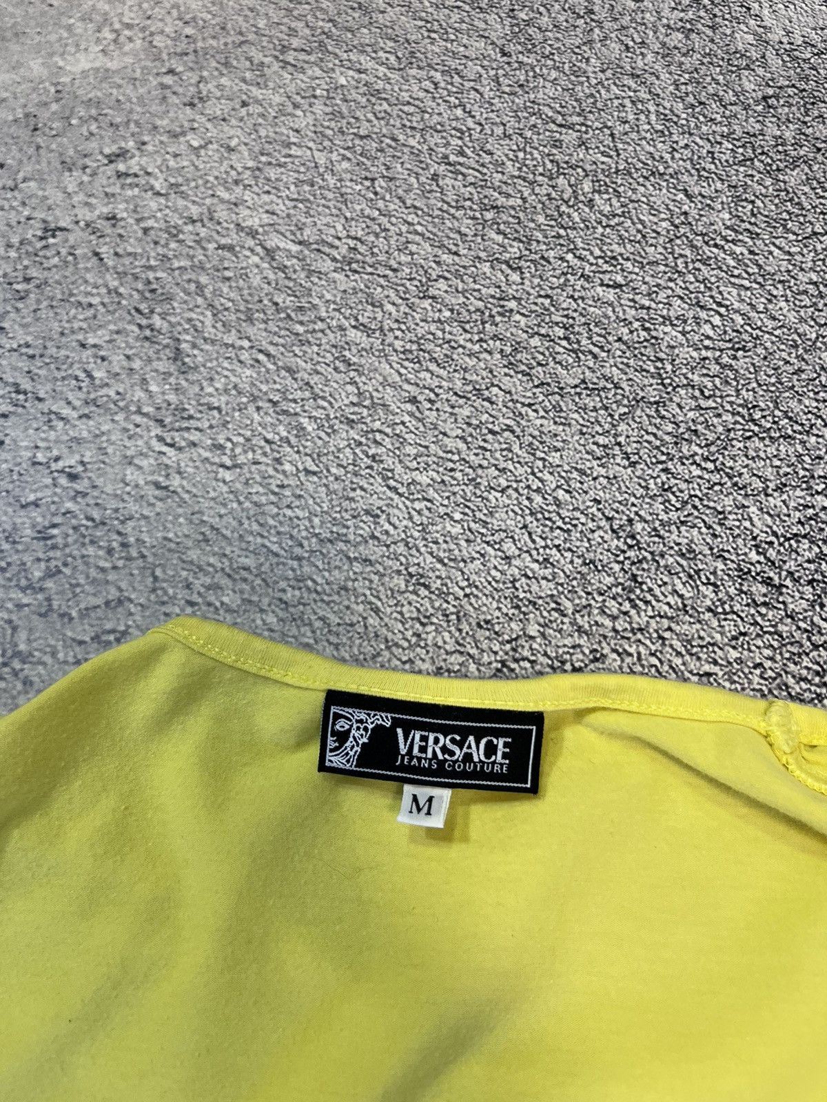 Versace Jeans Couture Versace Jeans Couture Yellow Floral Long Sleeve Top M Stretc Size M / US 6-8 / IT 42-44 - 10 Thumbnail