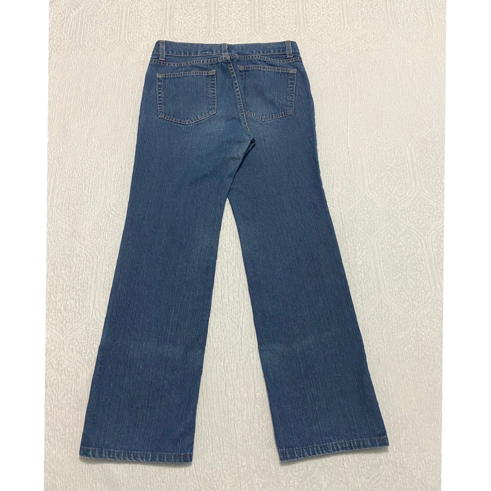 Gap VINTAGE Gap Jeans Straight Women Size 10 Blue 100% Cotton Denim Mid Rise 5-Pocket Design Button Zip Regular fit Adult Womens Jeans Size 32" / US 10 / IT 46 - 4 Thumbnail
