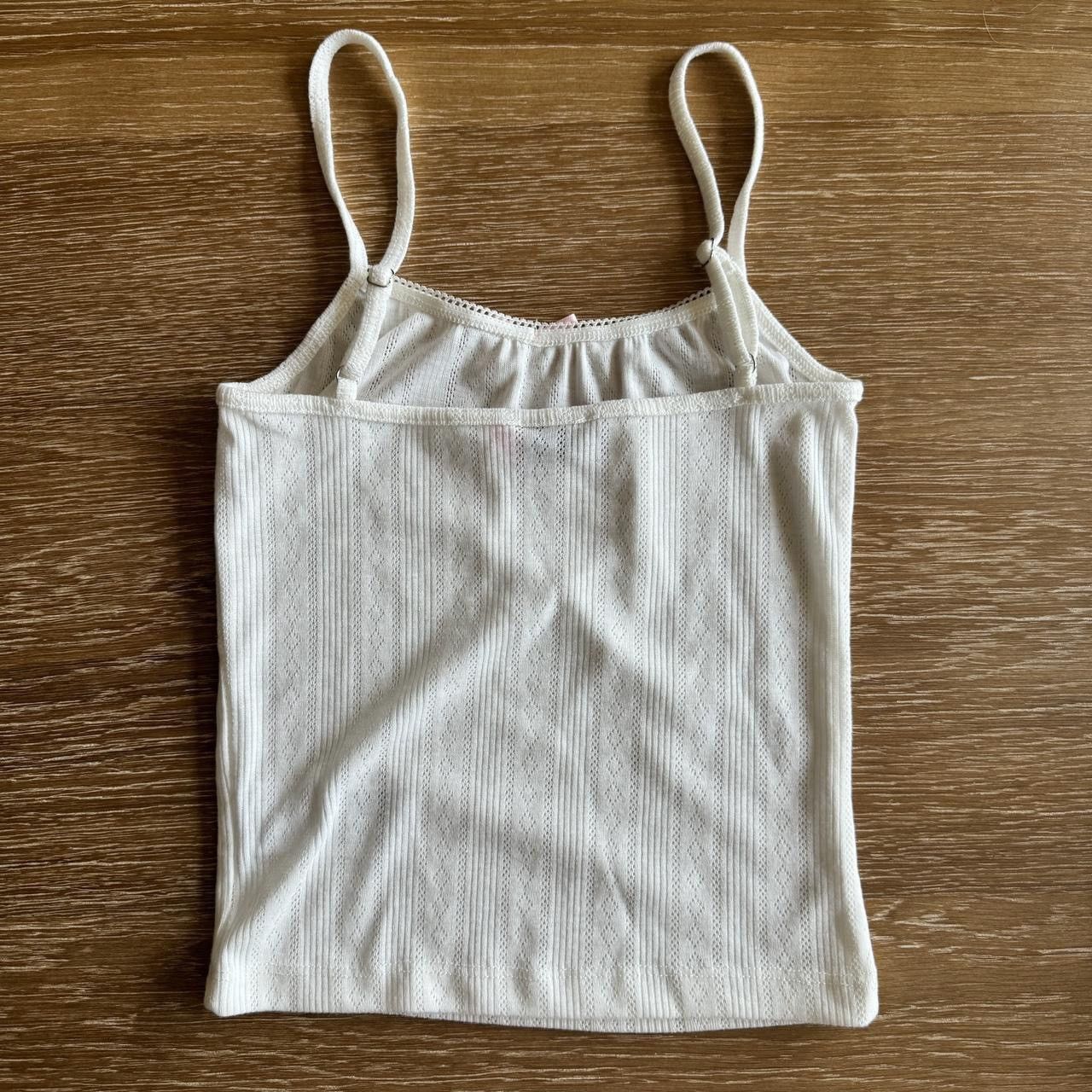 Other White tank with pink bow Size XS / US 0-2 / IT 36-38 - 2 Thumbnail