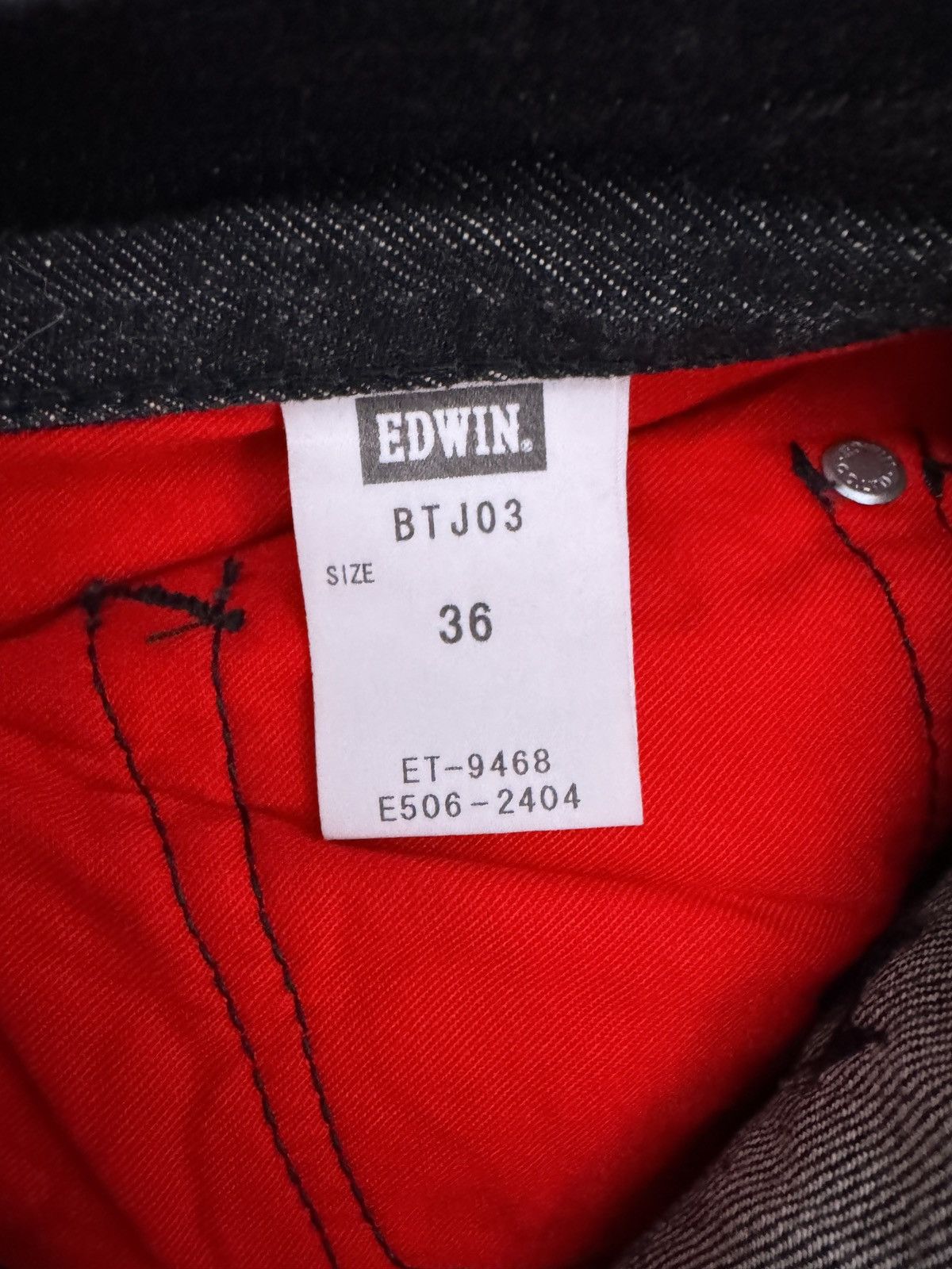 Edwin rare faded edwin btj03 blue trip denim Size US 36 / EU 52 - 4 Thumbnail