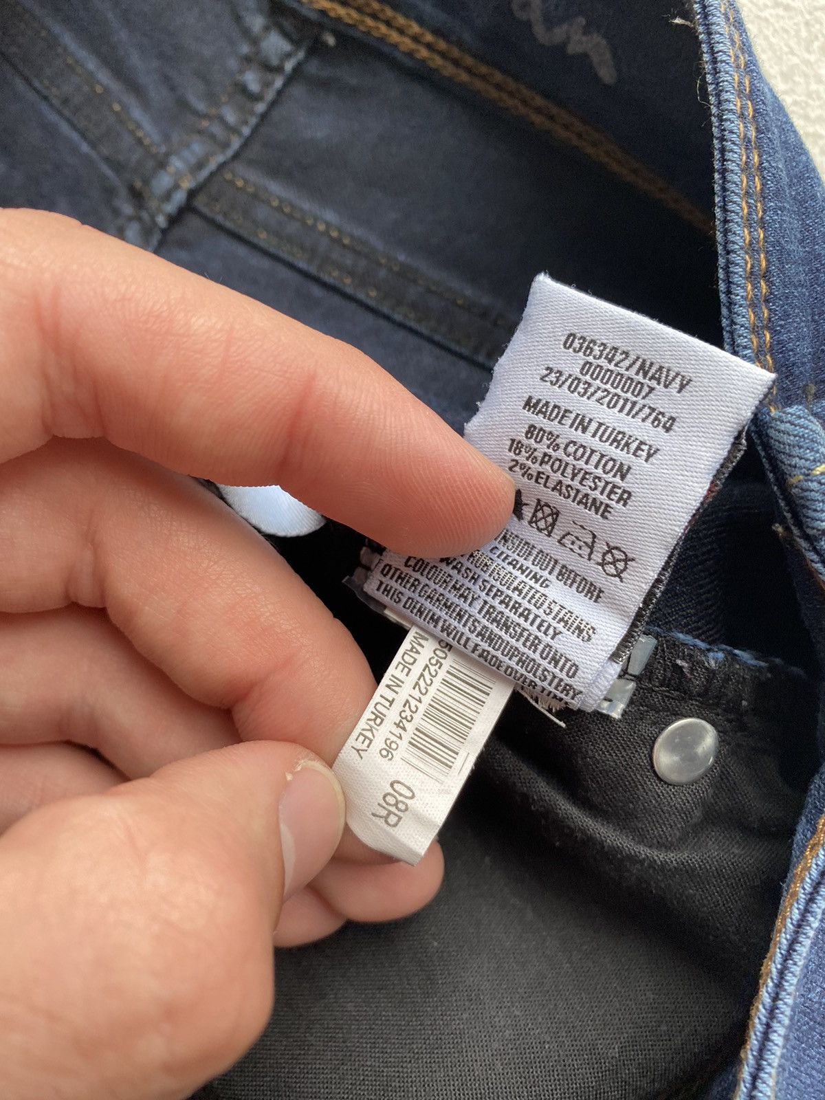 Designer Jane Norman Flare Bell Bottom Blue 28 Womens Jeans Size 28" / US 6 / IT 42 - 10 Thumbnail