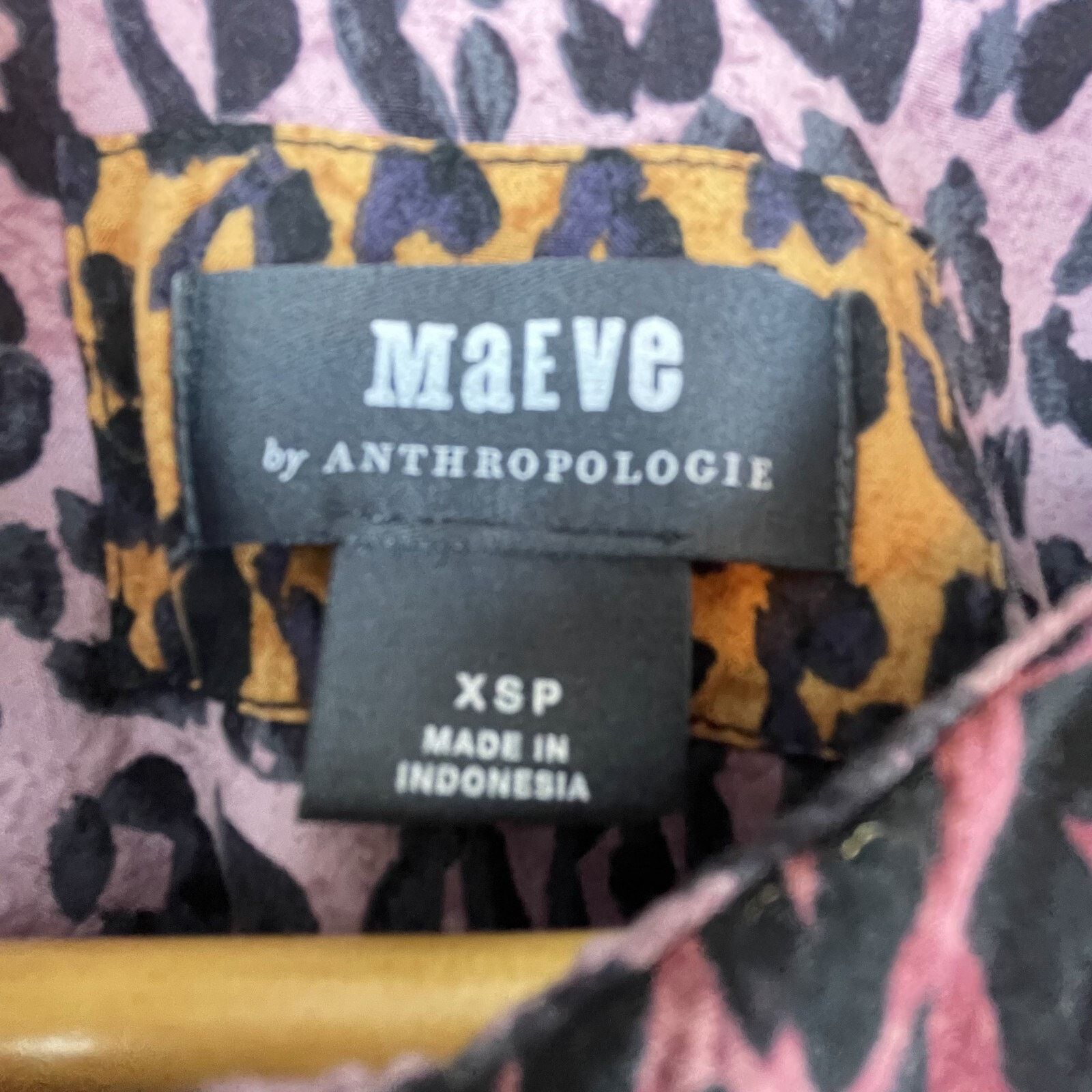 Anthropologie Maeve Anthropologie Dress XSP Leopard MobWife Y2K Lisa Frank Size XS / US 0-2 / IT 36-38 - 3 Thumbnail
