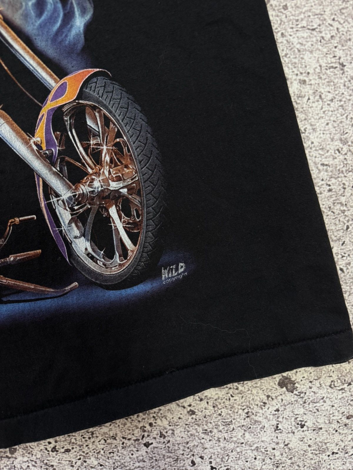 Harley Davidson × Vintage Vintage 1990’s Soul Master Ghost Rider West Choppers T-Shirt Size US XL / EU 56 / 4 - 11 Thumbnail
