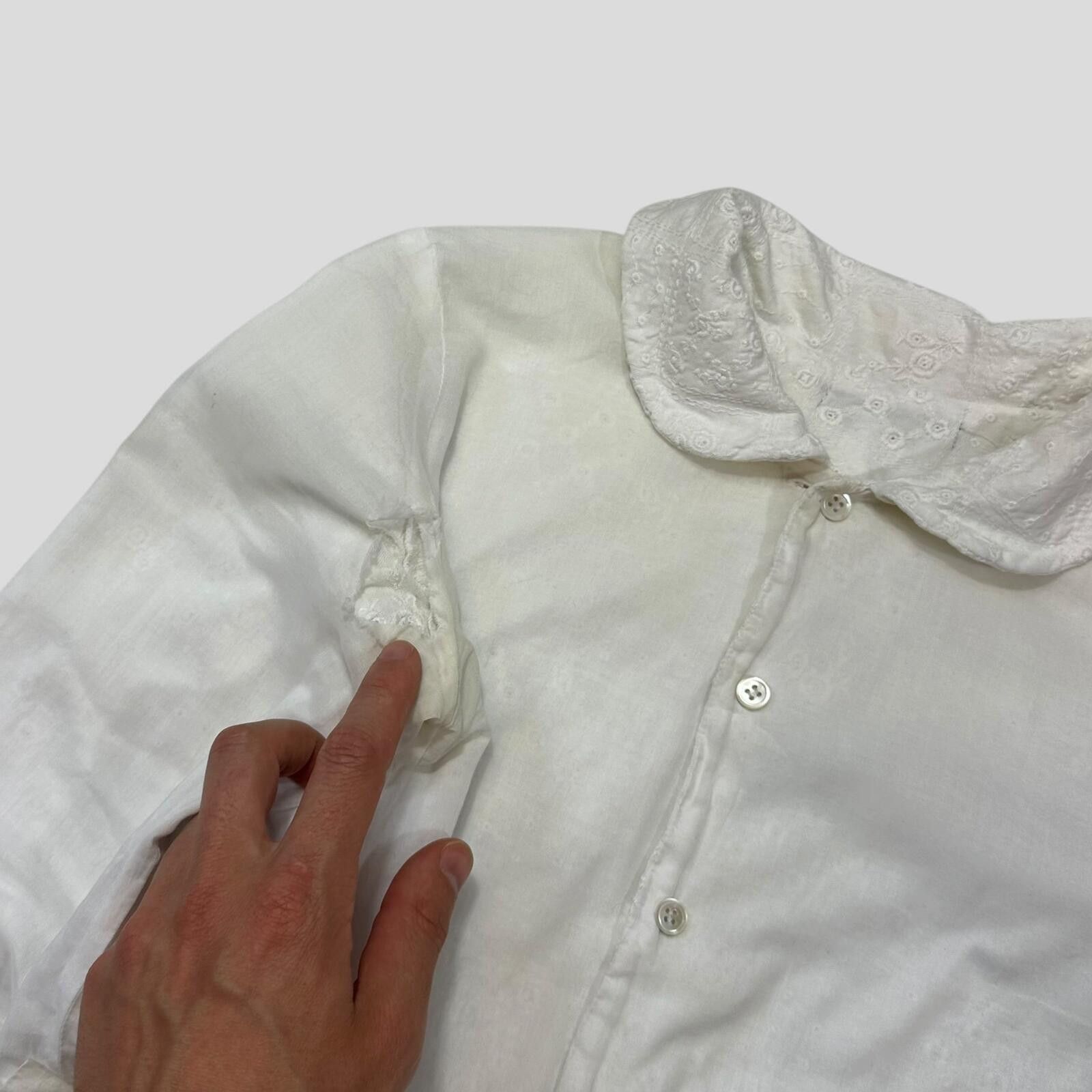 Comme des Garcons Comme Des Garçons Tricot Reversible Broderie Floral Shirt S Size S / US 4 / IT 40 - 6 Thumbnail