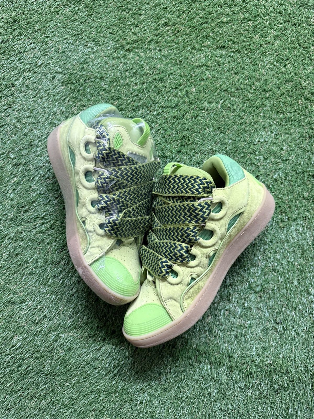 Lanvin Lanvin Curb Sneaker ‘Green’ Size US 12 / EU 45 - 2 Thumbnail