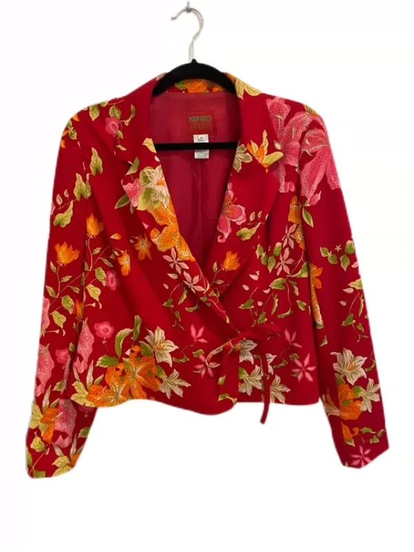 Kenzo KENZO Lily of the valley peach red Chinese suit Size M / US 6-8 / IT 42-44 - 1 Thumbnail