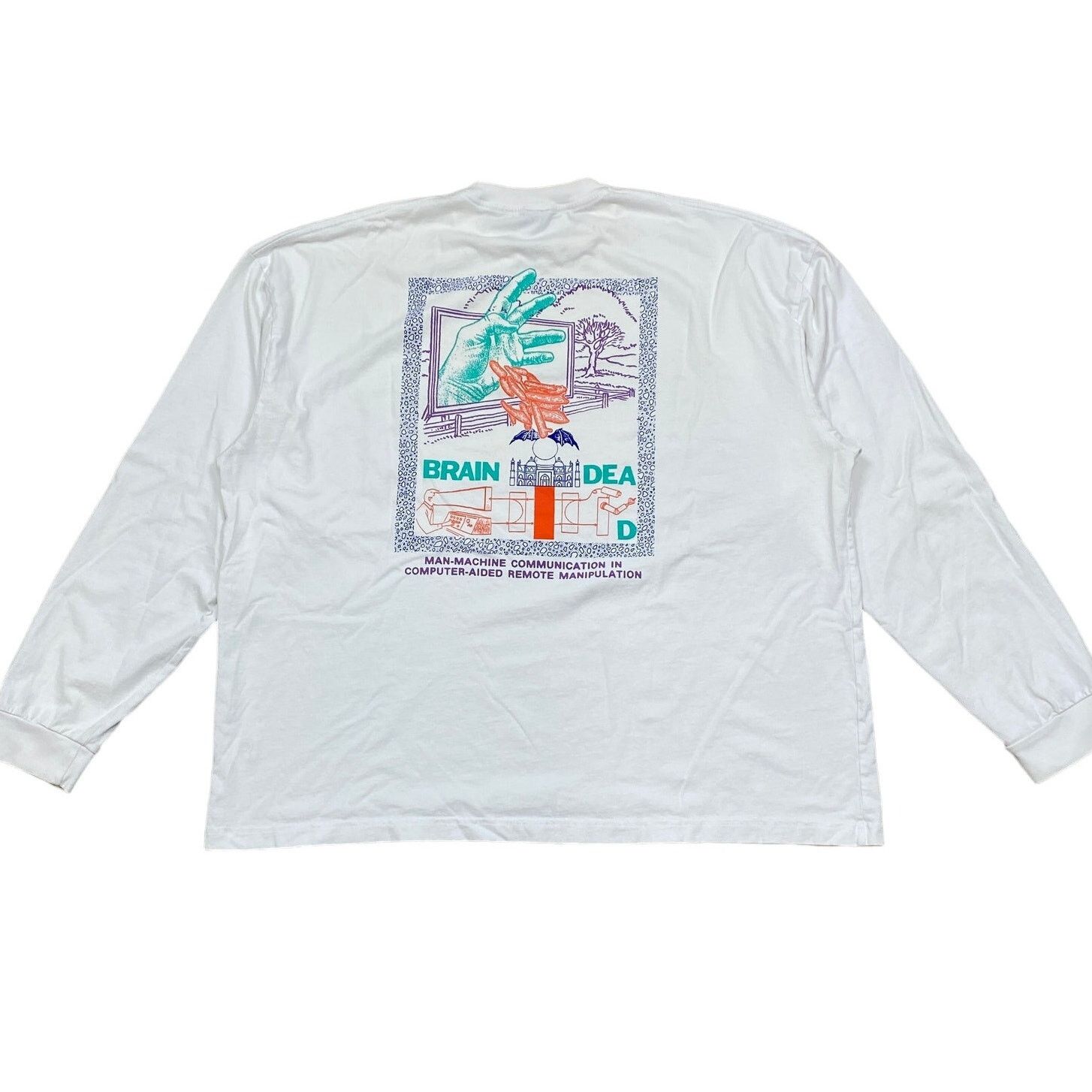 Brain Dead Rare Brain Dead Man Machine Long Sleeve Shirt Men's 2XL Size US XXL / EU 58 / 5 - 1 Thumbnail