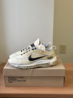 Off white air on sale max 9 yellowing