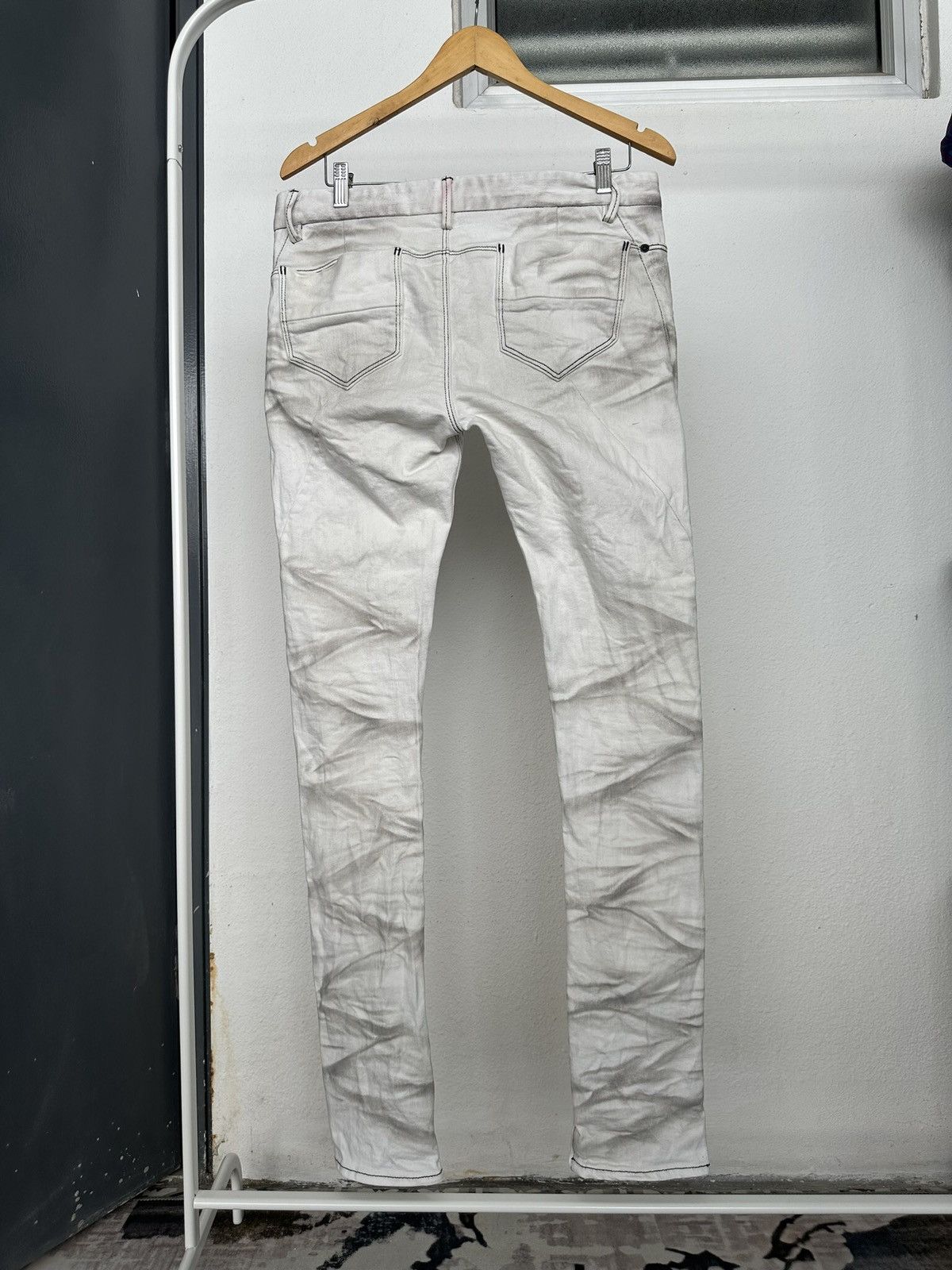 BUFFALO BOBS Size 34/34 - Johnny Wolf clawmark denim slim jeans Size US 34 / EU 50 - 13 Thumbnail