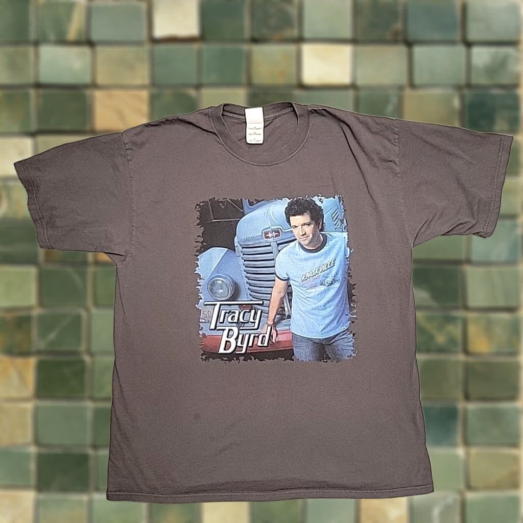 Gildan Kenny Chesney Shirt Mens XL Gray In That Tiny Town Tour Concert Country Western Shirt Size US XL / EU 56 / 4 - 1 Thumbnail