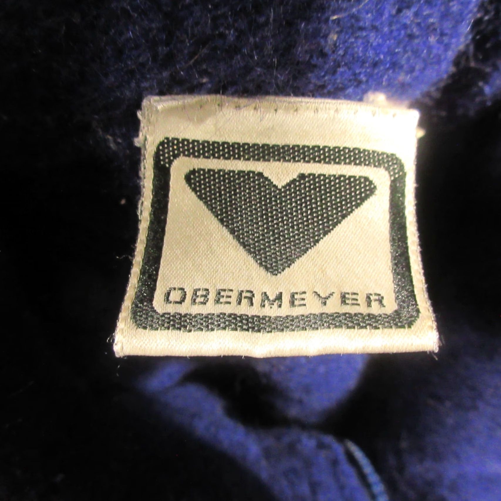 Obermeyer VINTAGE Obermeyer Heavy Wool Sweater Mens L Blue 1/4 Zip Pullover Distressed Size US L / EU 52-54 / 3 - 4 Thumbnail