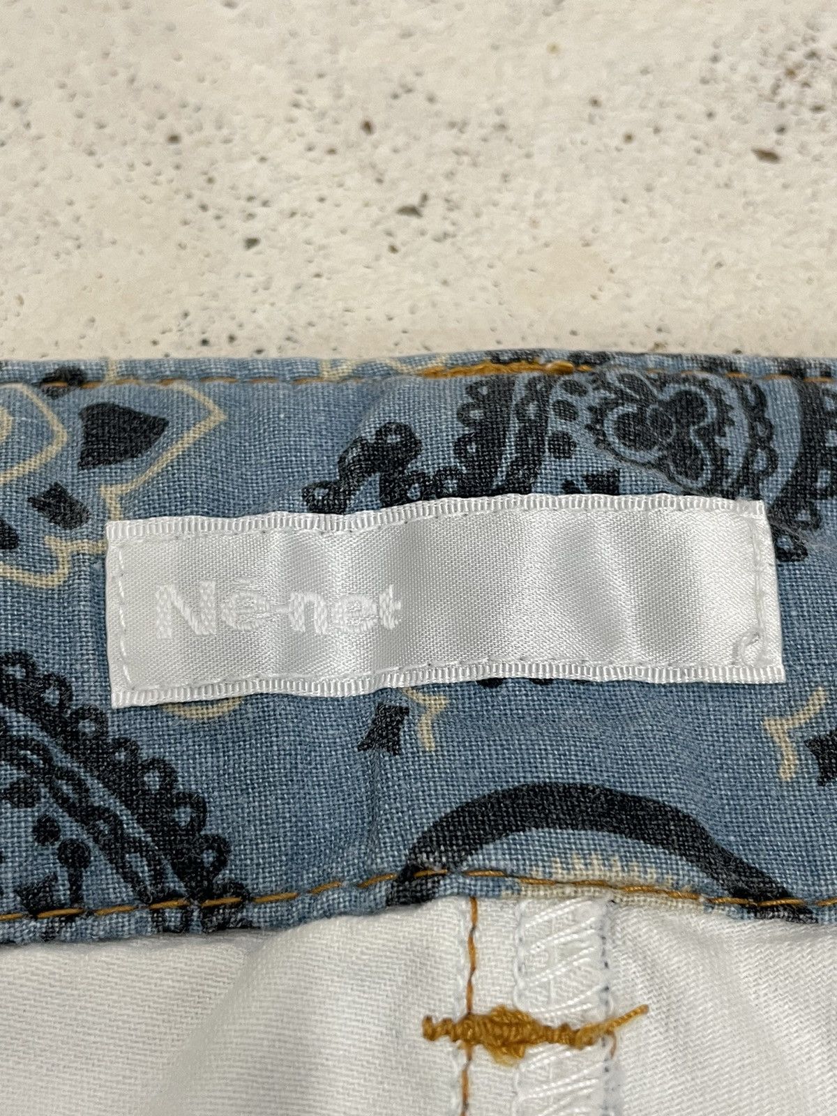 Other Rare Ne-Net by Issey Miyake Denim Pattern Size US 29 - 22 Thumbnail
