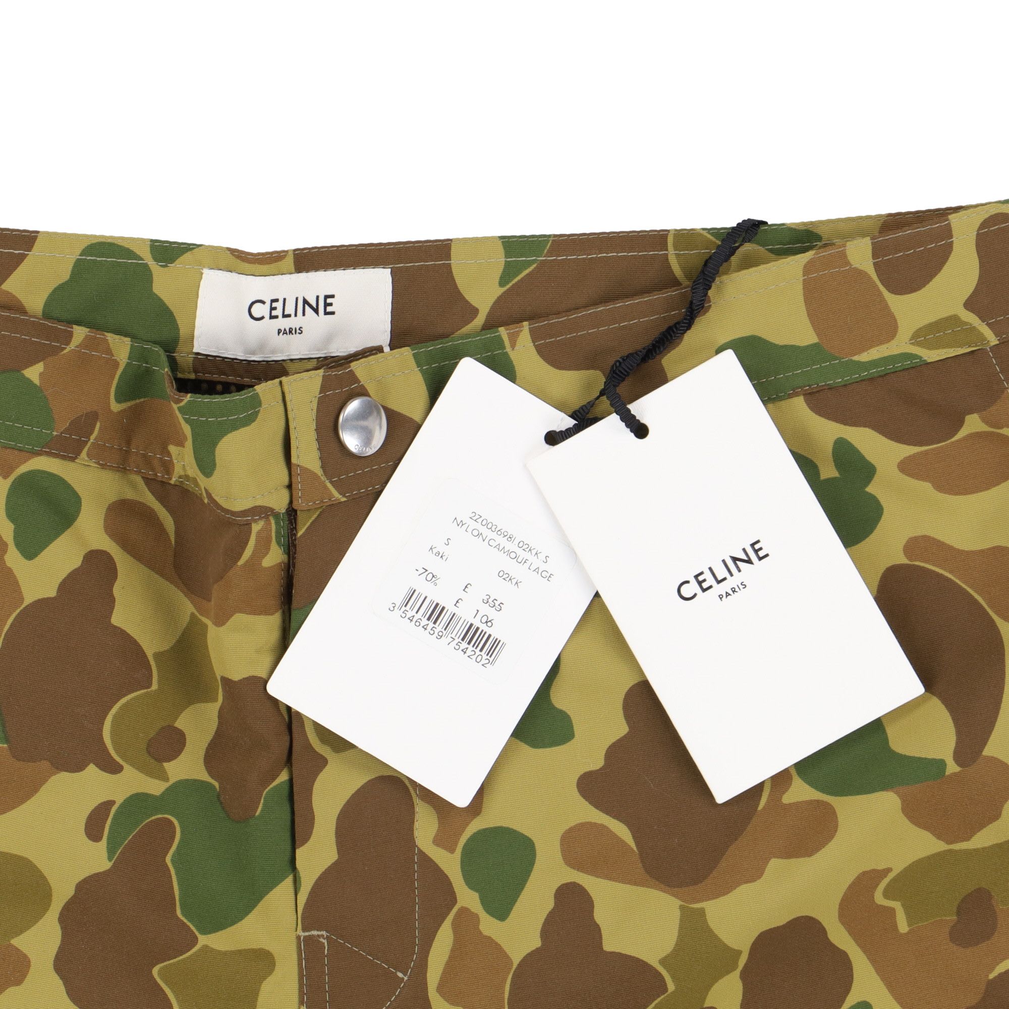 Celine Camo Nylon Swim Shorts Size US 30 / EU 46 - 5 Thumbnail