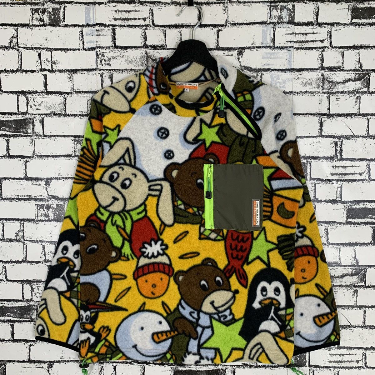 Designer × Jean Charles De Castelbajac × Vintage Vintage Castelbajac Kids Sport Fleece Jacket Small Saiz Size US XS / EU 42 / 0 - 1 Thumbnail