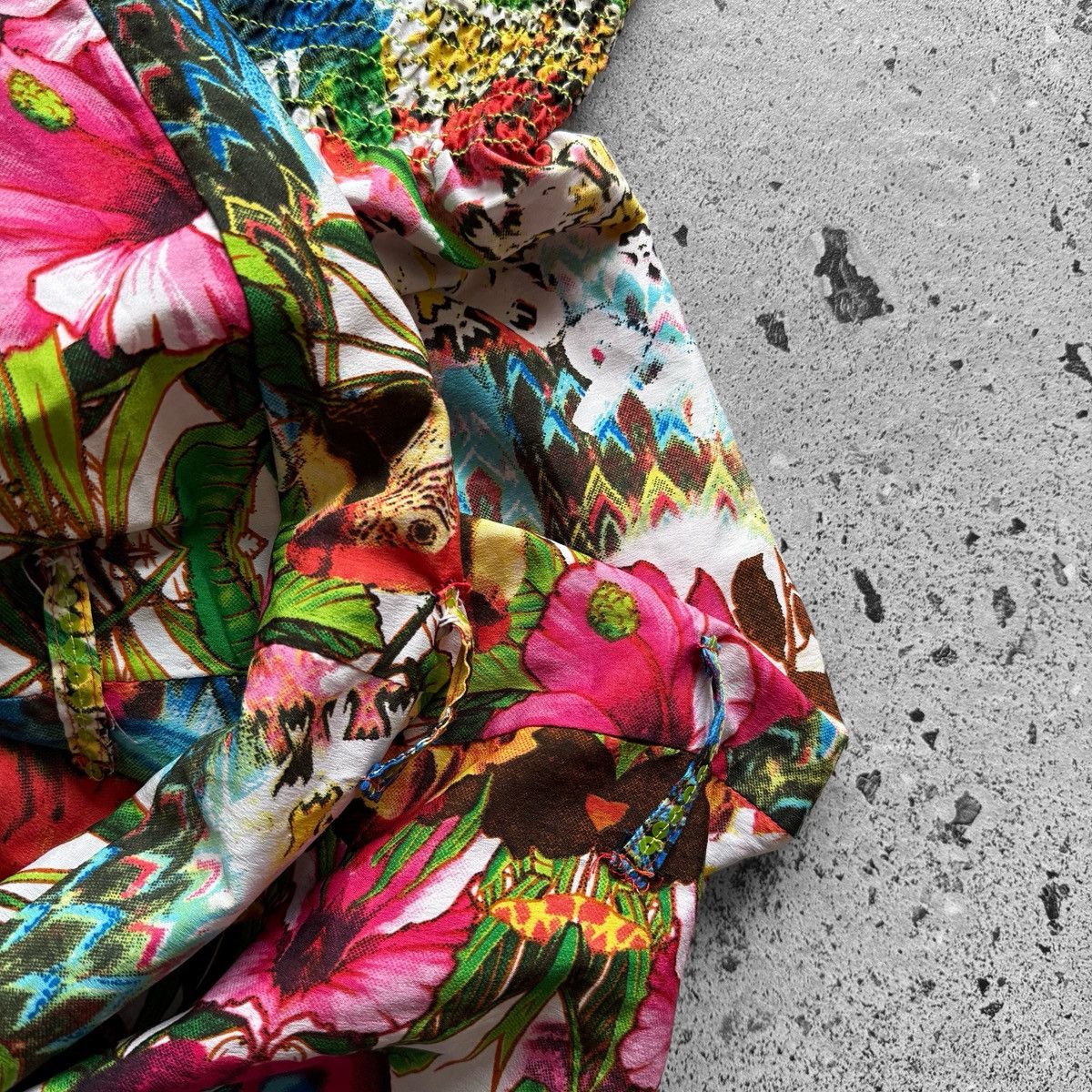 Desigual Desigual Kids Girls Tropical Floral Jumpsuit Playsuit Size 26" / US 2 / IT 38 - 5 Thumbnail