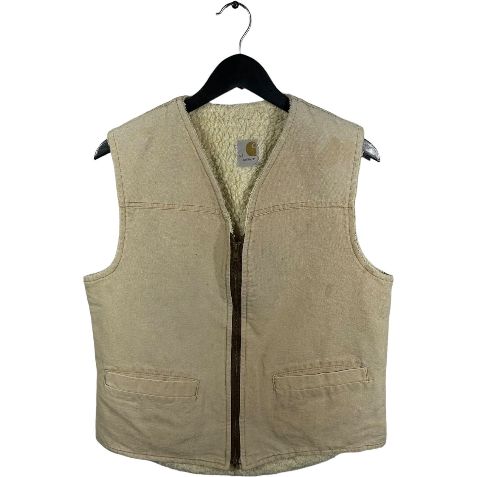 Carhartt Vintage Carhartt Sherpa Lined Full Zip Vest Size US M / EU 48-50 / 2 - 1 Thumbnail