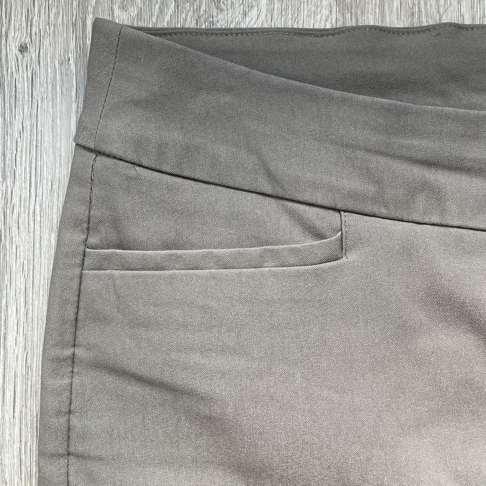 Chicos Chico's Women's Juliet Slim Ankle Pants Taupe Brown 1.5R 10 Size 32" / US 10 / IT 46 - 5 Thumbnail