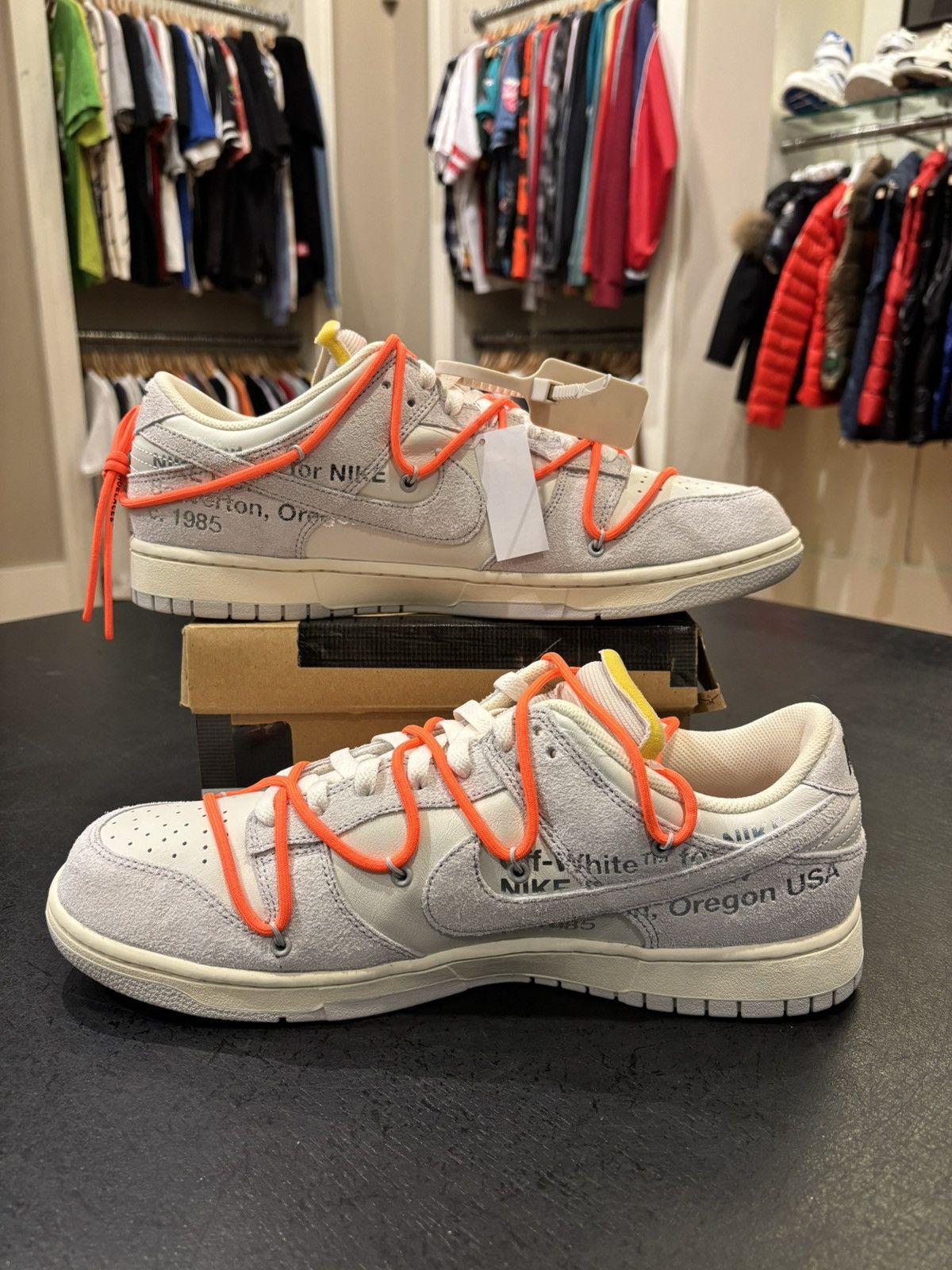 Nike × Off-White Nike Dunk Low ‘Off-White Lot 11’ Size US 14 / EU 47 - 2 Thumbnail