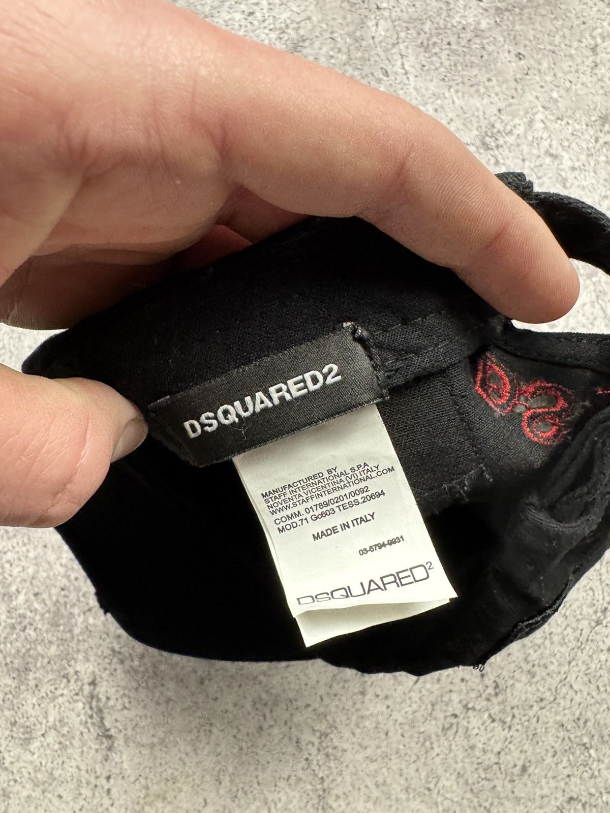 Dsquared2 Vintage Dsquared 2 Patchwork Cap Y2K Hats Japanese Style Size ONE SIZE - 13 Thumbnail